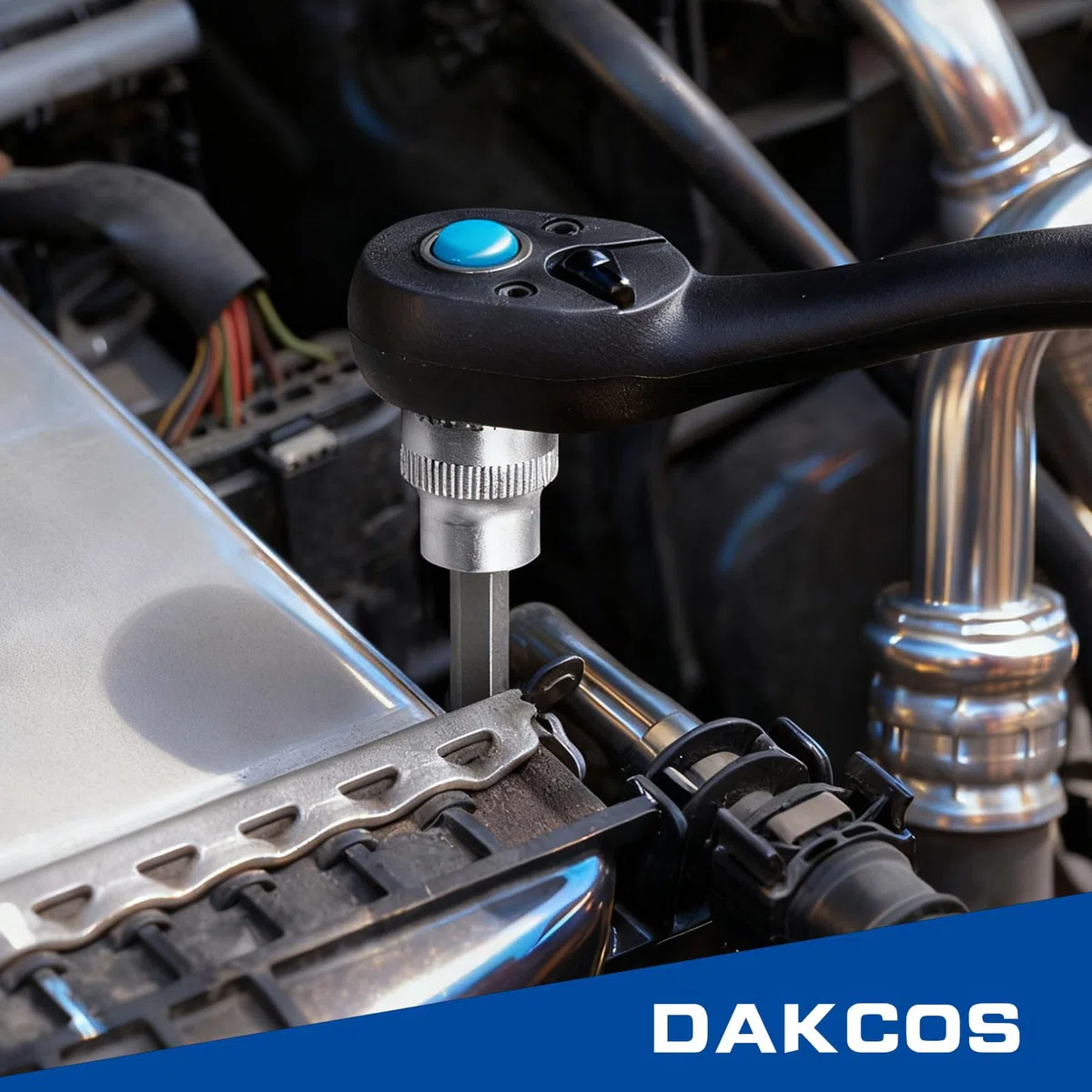 DAKCOS 7tlg langes Torx Bit Steckschlüsselsatz 3/8", Torx Bit Socket Set T25 T30 T40 T45 T50 T55 T60