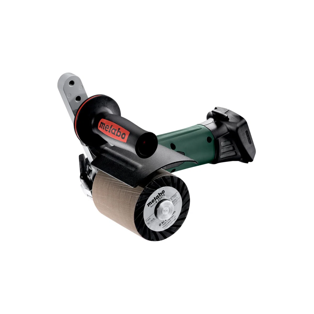 Metabo Akku-Satiniermaschine S 18 LTX 115 (600154850) 18V ; Karton, Akkuspannung: 18 V, Leerlaufdrehzahl: 3000 /min, Spindelgewinde: M 14