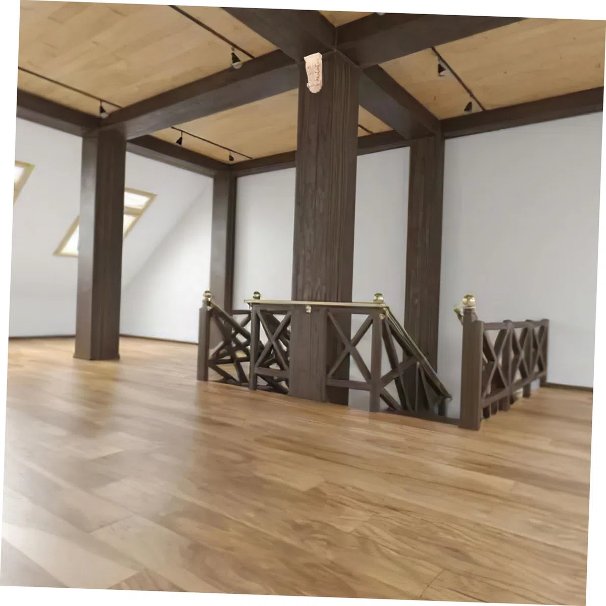 2 Stück Zierleisten Holz Dekorative Konsolen für Wohnzimmer mit Künstlerischem Design und Stabiler Holzapplikation im Klassischen Stil