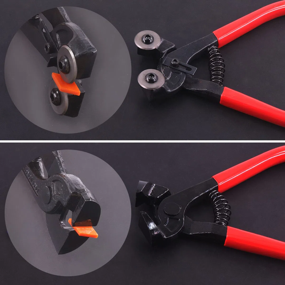 Swpeet 2Pcs Mosaic Tools Set, einschließlich Heavy Duty Glas Mosaik schneiden Zange und Fliese Zange, gehärtete Legierung Stärke Stahl perfekt für DIY Fliese Mosaik Cutter