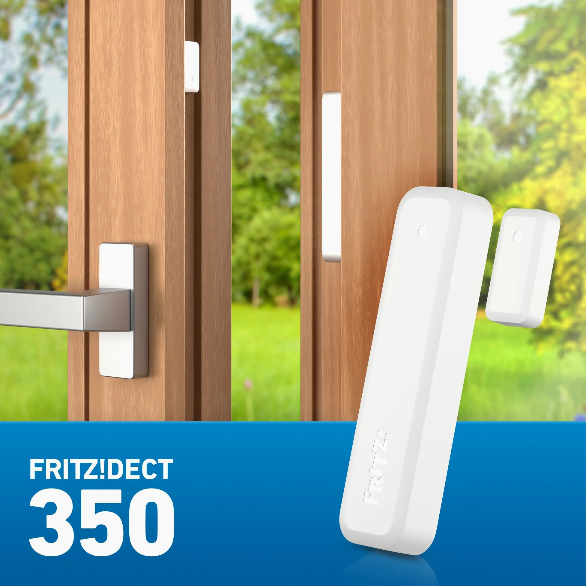 FRITZ!DECT 350 (Magnetischer Tür-/Fensterkontakt für Smart Home, energieeffizient, DECT-ULE-Sensor, kompatibel mit FRITZ!Box, erkennt geöffnete Türen/Fenster, deutschsprachige Version)