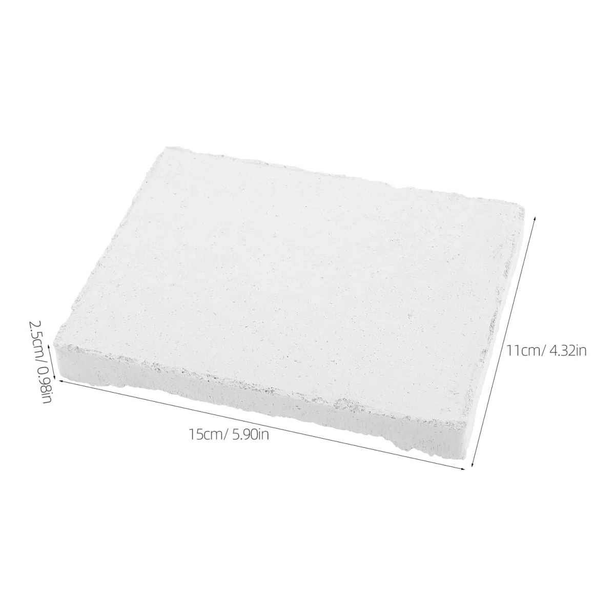 Gadpiparty Lötblock Für Schmuckherstellung Feuerfester Keramik Lötziegel Für Präzise Metallbearbeitung Schmucklöten Tragbar Stabil 5.91X4.33X0.79In