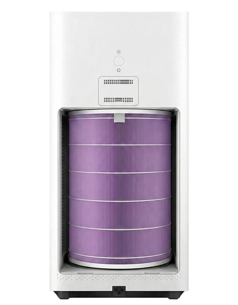 Luftreiniger Filter für Xiaomi Mi Air Purifier, für 2, für 2C, für 2H, für 2S, für 3, für 3H, für 3C, für PRO - M8R-FLH HEPA E11 mit Aktivkohle, entfernt Staub, Pollen - RFID-Chip - Violett