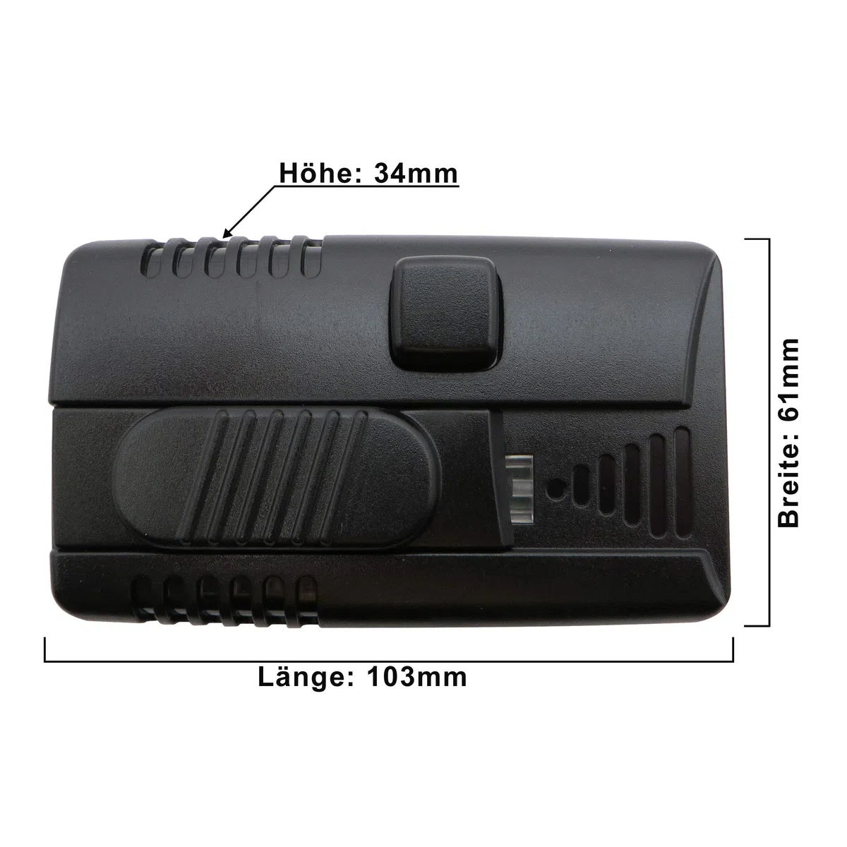 LED Fußdimmer schwarz 100W/300W stufenlos dimmbar für dimmbare LED Leuchtmittel Dimmschalter Schnur-Zwischendimmer Dimmer geräuschlos (Fußdimmer 100W schwarz)