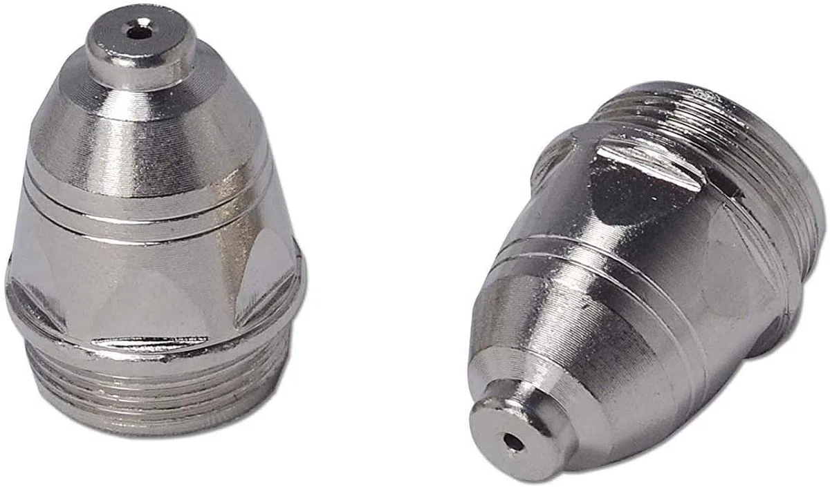 SUSEMSE 23 Stücke P80 Plasmaschneider zubehör, Plasmazubehör Verschleißteile, Plasmadüsen + Elektroden + Keramikkappen für P80 pilotzündung Plasmaschneider Brenner