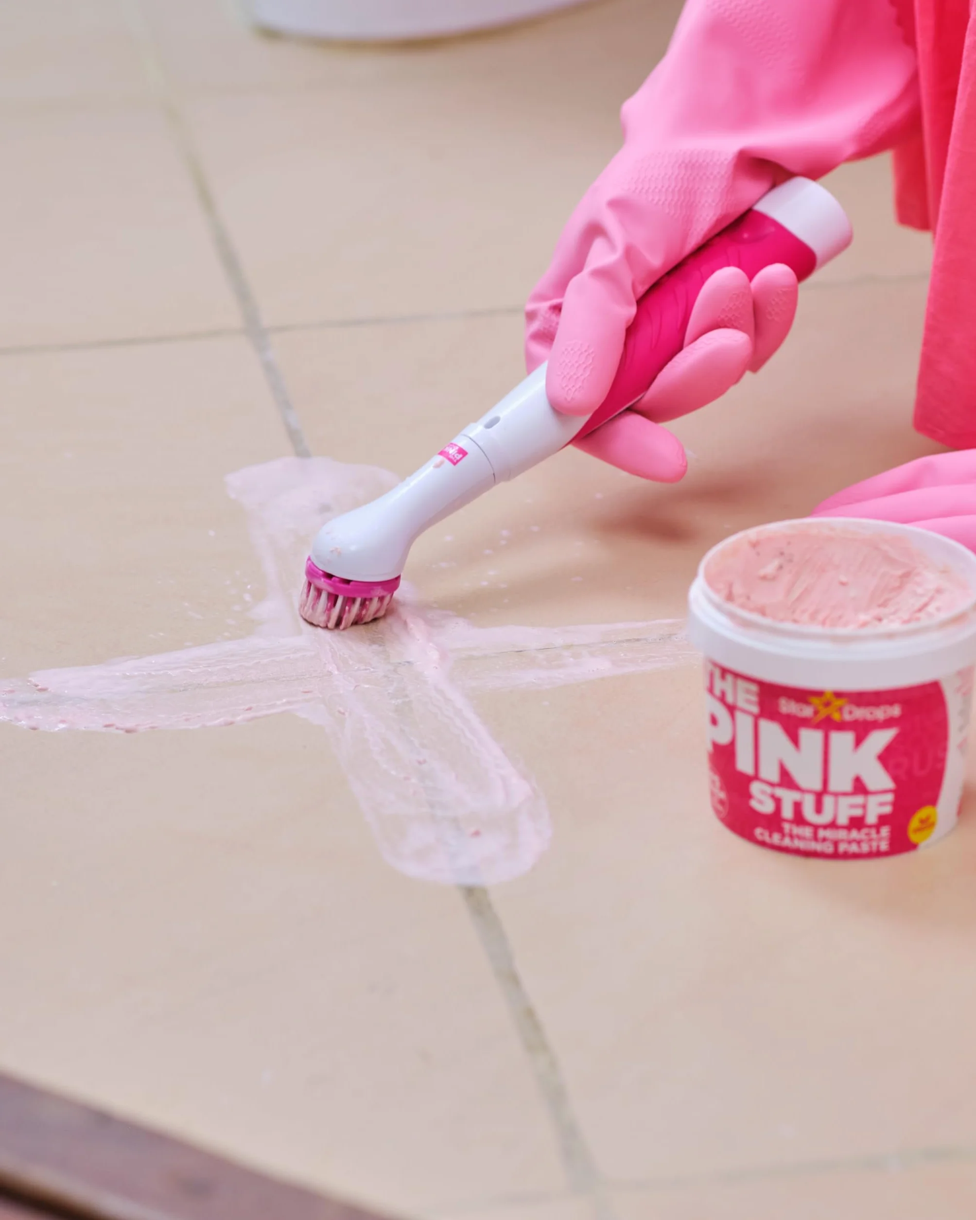 Stardrops The Pink Stuff The Miracle Scrubber Kit, 4 Reinigungsbürstenköpfe