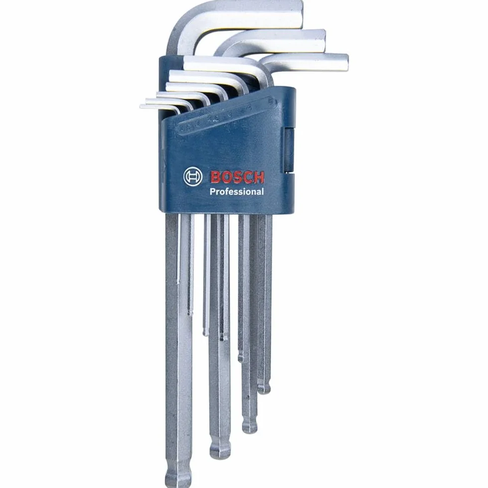Bosch Professional Winkelschlüssel Set Hex 9tlg. (1.5-10.0mm)