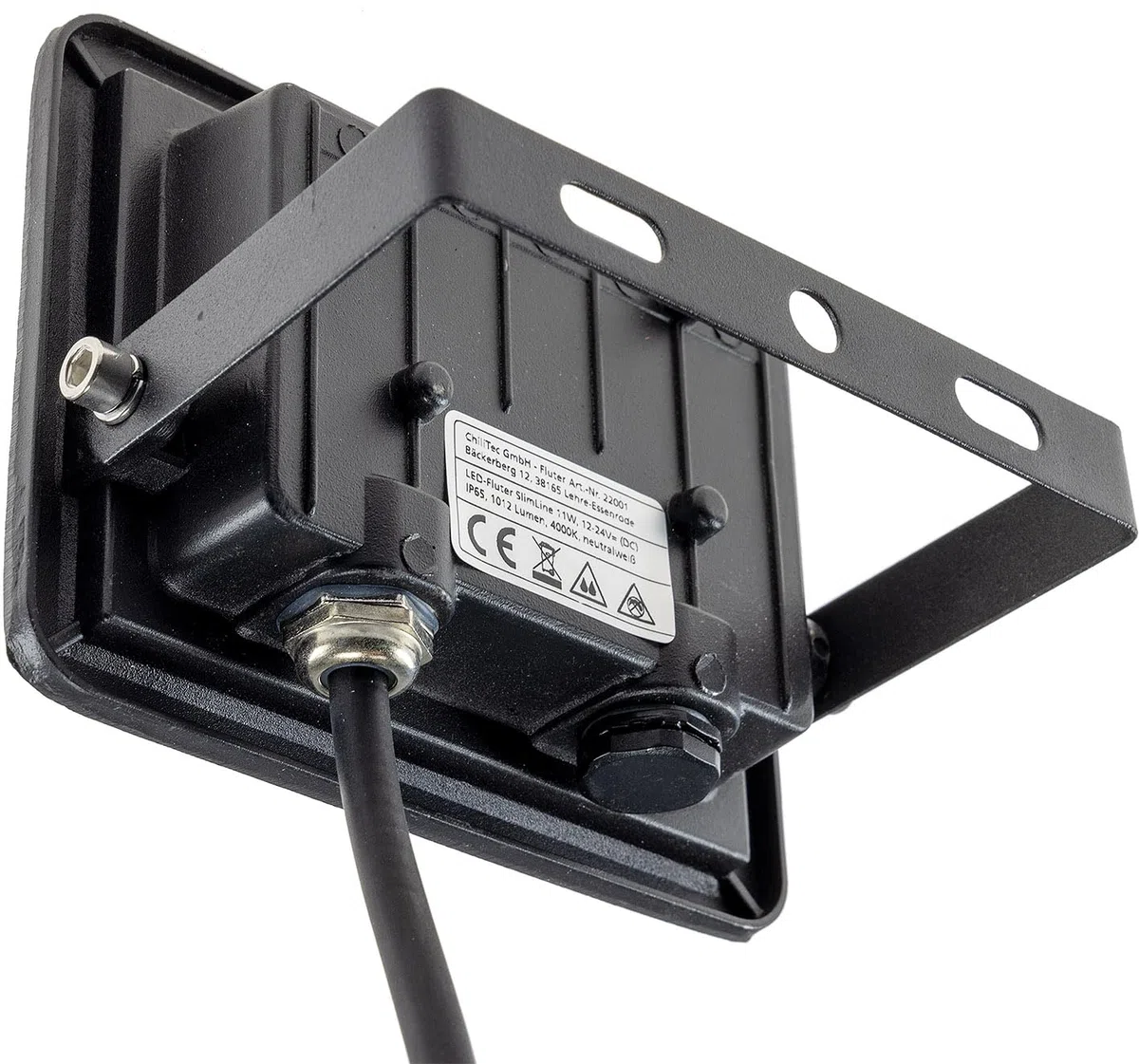 ChiliTec LED Scheinwerfer Fluter 11Watt Flutlicht 12V-24V Aussenstrahler - Beleuchtung Camper Wohnmobil Neutralweiß
