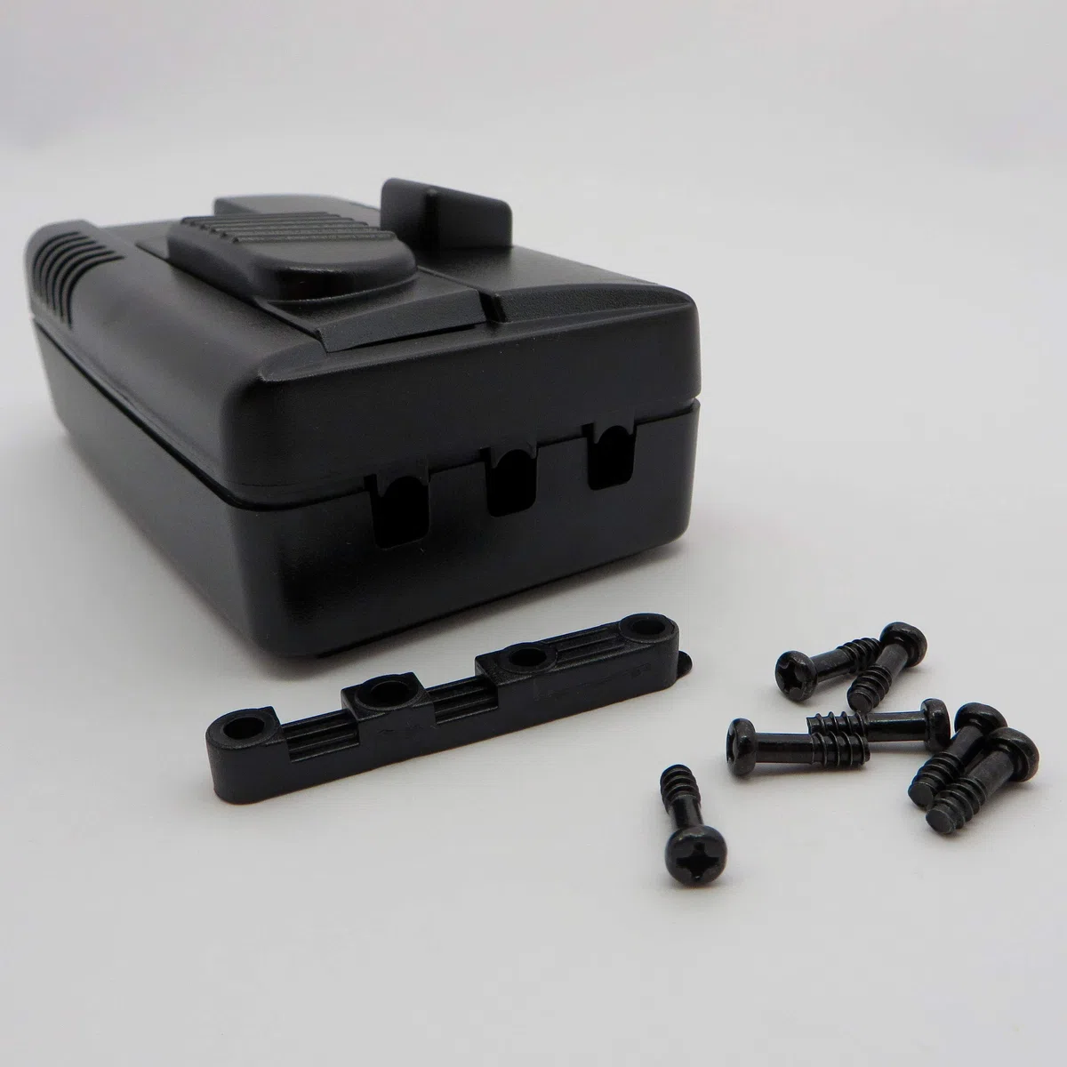 LED Fußdimmer schwarz 100W/300W stufenlos dimmbar für dimmbare LED Leuchtmittel Dimmschalter Schnur-Zwischendimmer Dimmer geräuschlos (Fußdimmer 100W schwarz)