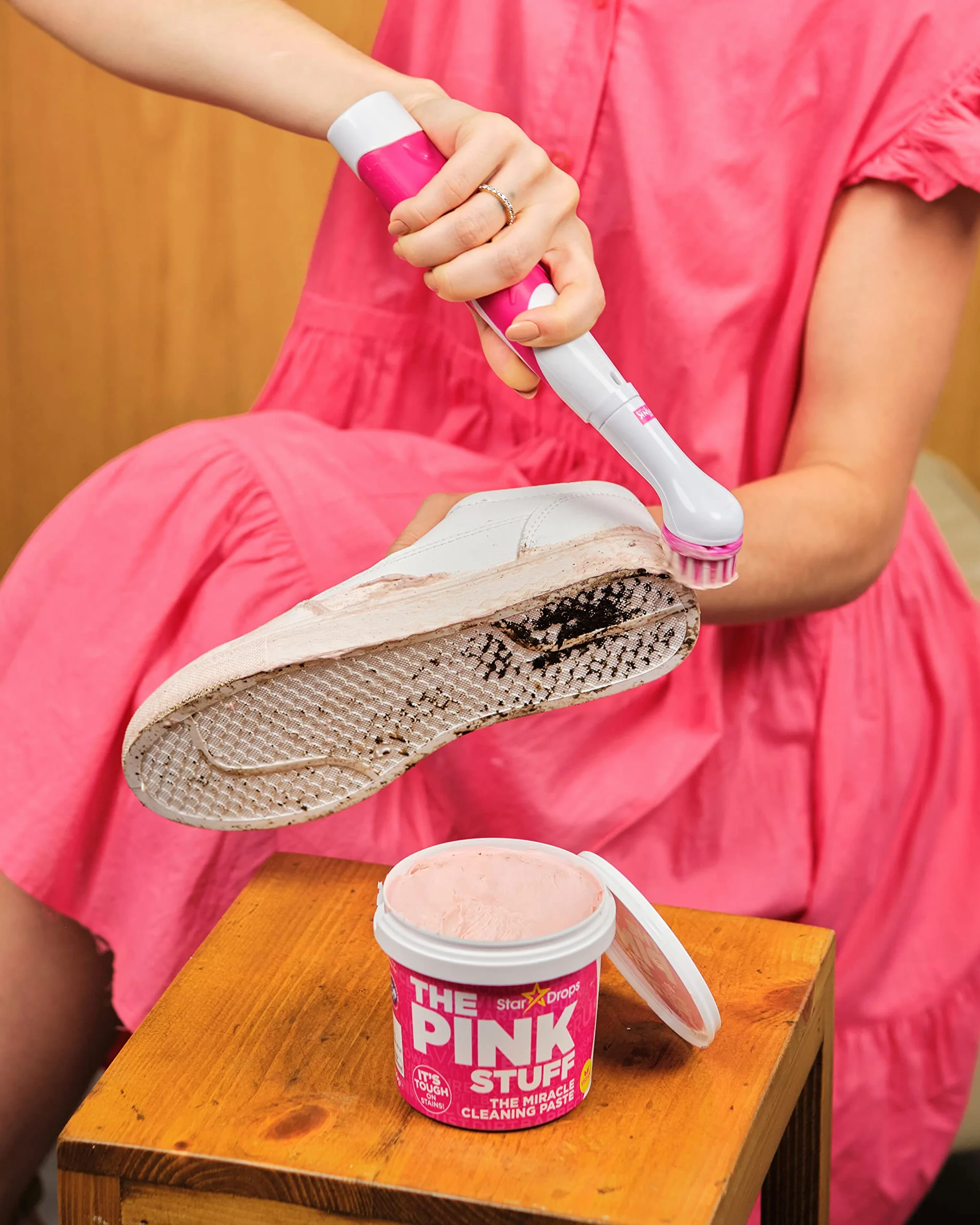 Stardrops The Pink Stuff The Miracle Scrubber Kit, 4 Reinigungsbürstenköpfe