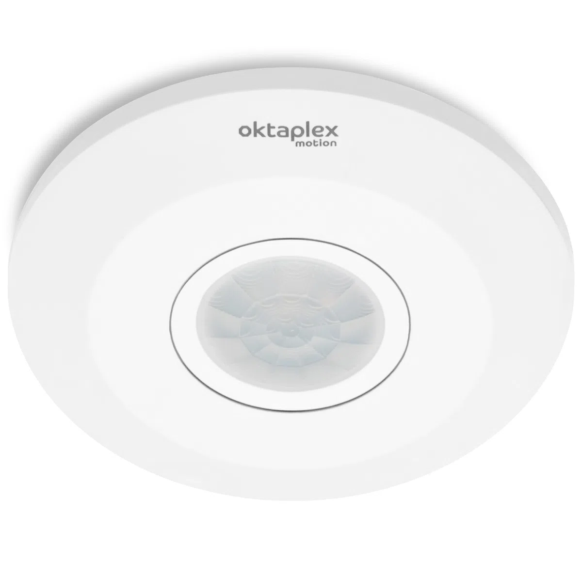 Oktaplex Ina Bewegungsmelder Innen 360 Grad 8m Reichweite LED geeignet weiß Aufputz 230V mit Dämmerungssensor