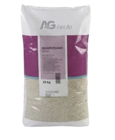 25kg Quarzsand Spielsand 0-2 mm fein gewaschen Sandkastensand Buddelsand | A&G-heute