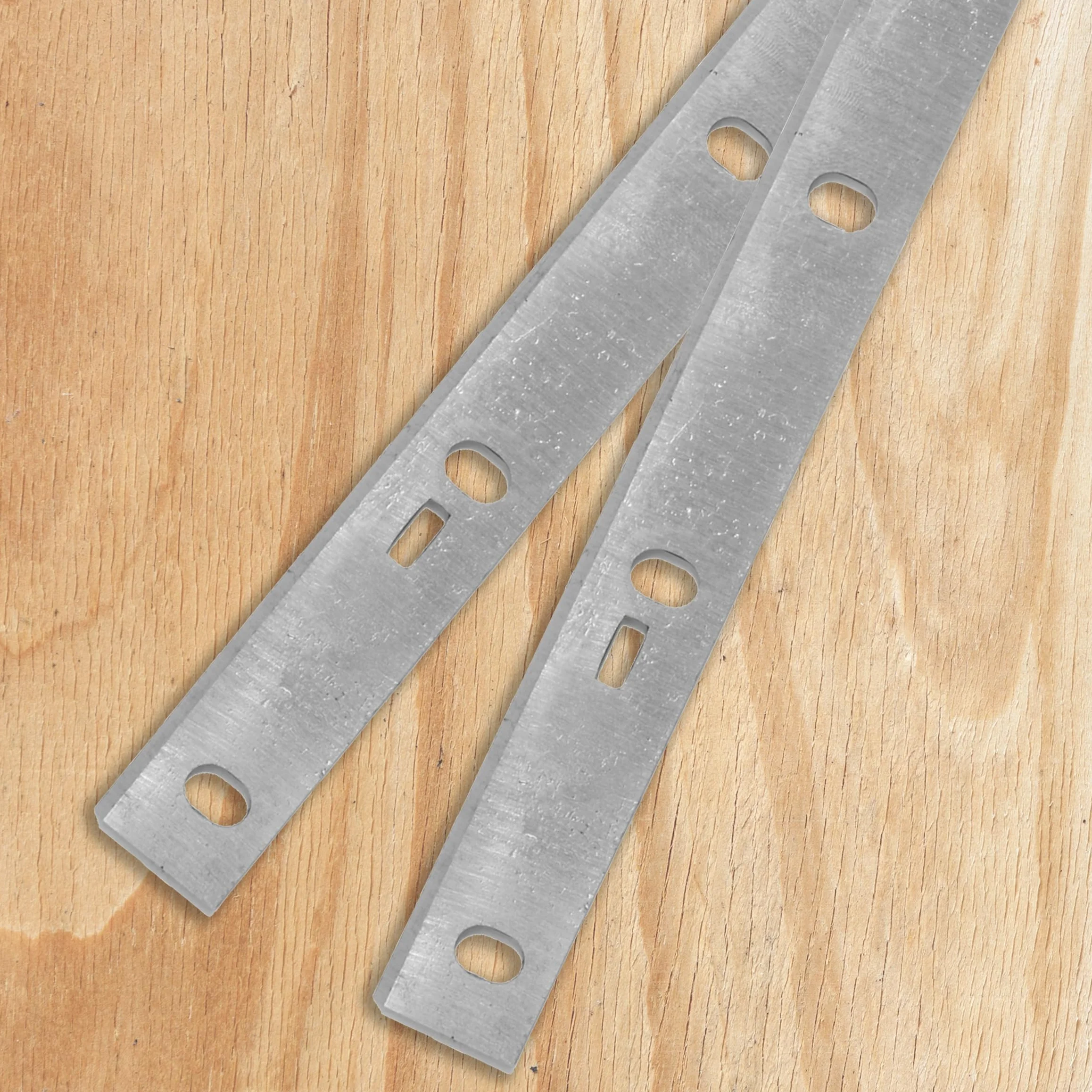 Güde 55188 Hobelmesser Paar zu GADH 254 (VE 2 Stück, Hobelmesser aus High Speed Steel) Silber