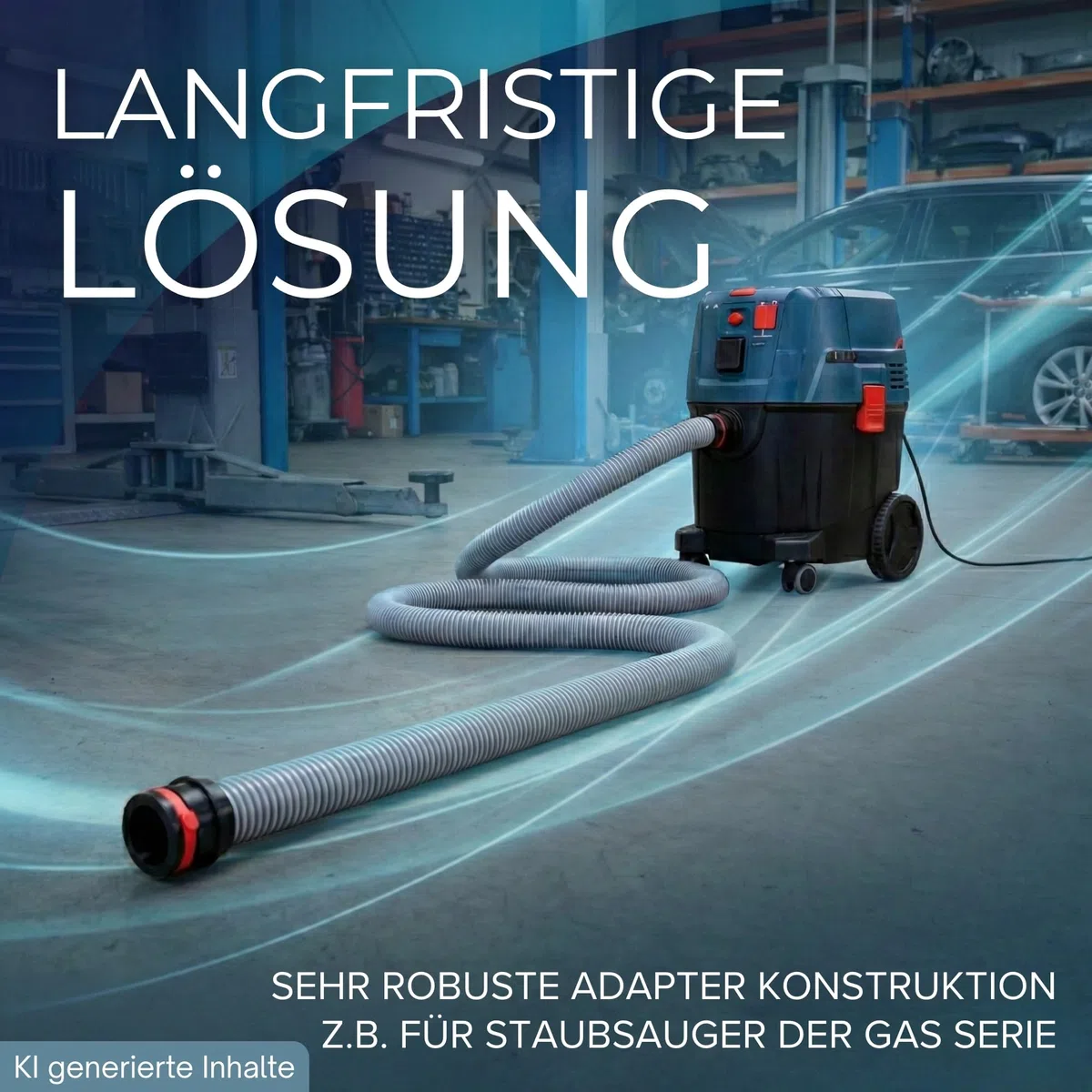 Staubsauger Kupplung Adapter kompatibel mit Bosch Click and Clean 40mm Staubsaugerschlauch Schlauch Anschluss NW40 Gewinde