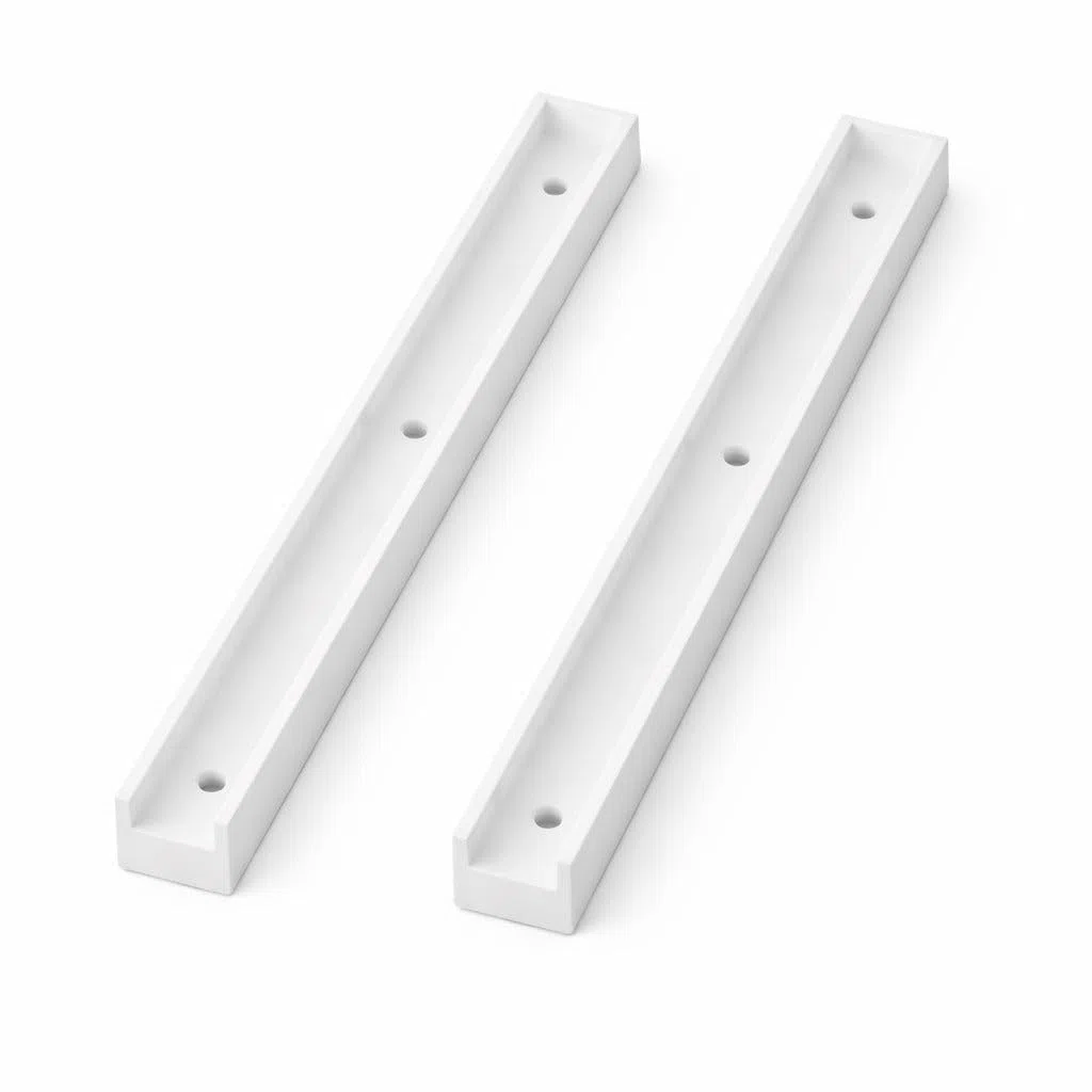 6X Schienen kompatibel mit IKEA Kallax Regal passend für IKEA Trofast Boxen DIY Weiß
