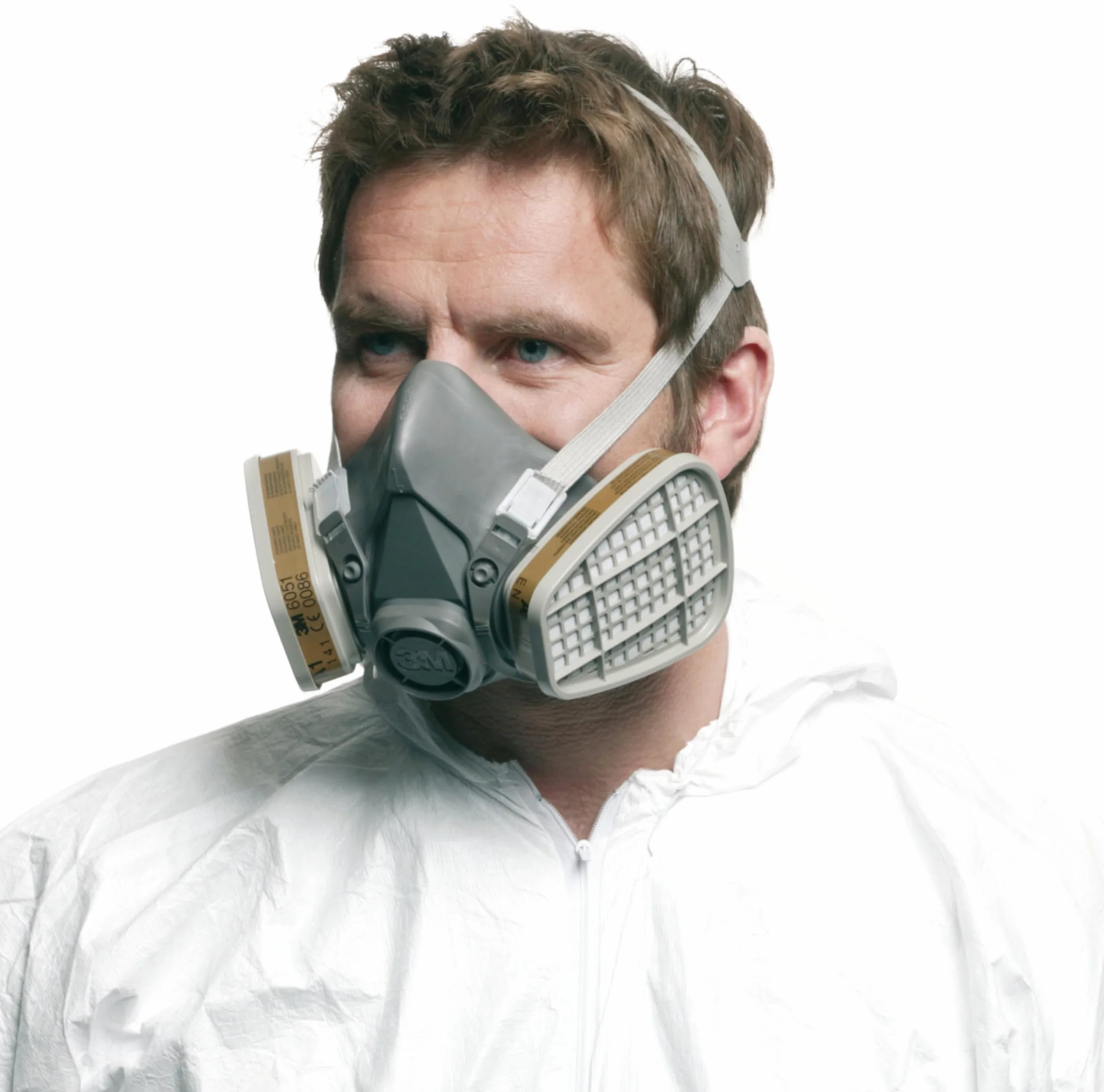 3M XA007702658 6200M Mehrweg-Halbmaske, Größe M, Grau