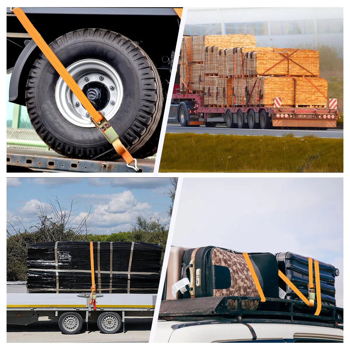 Spanngurte mit Ratschenschloss Ratschengurte Zurrgurte Kurz mit Ratsche Spanngurt Belastbar 10m Befestigungsgurt Zurrband 25mm Verstellbare Befestigungsriemen für Transport Fracht 2PCS
