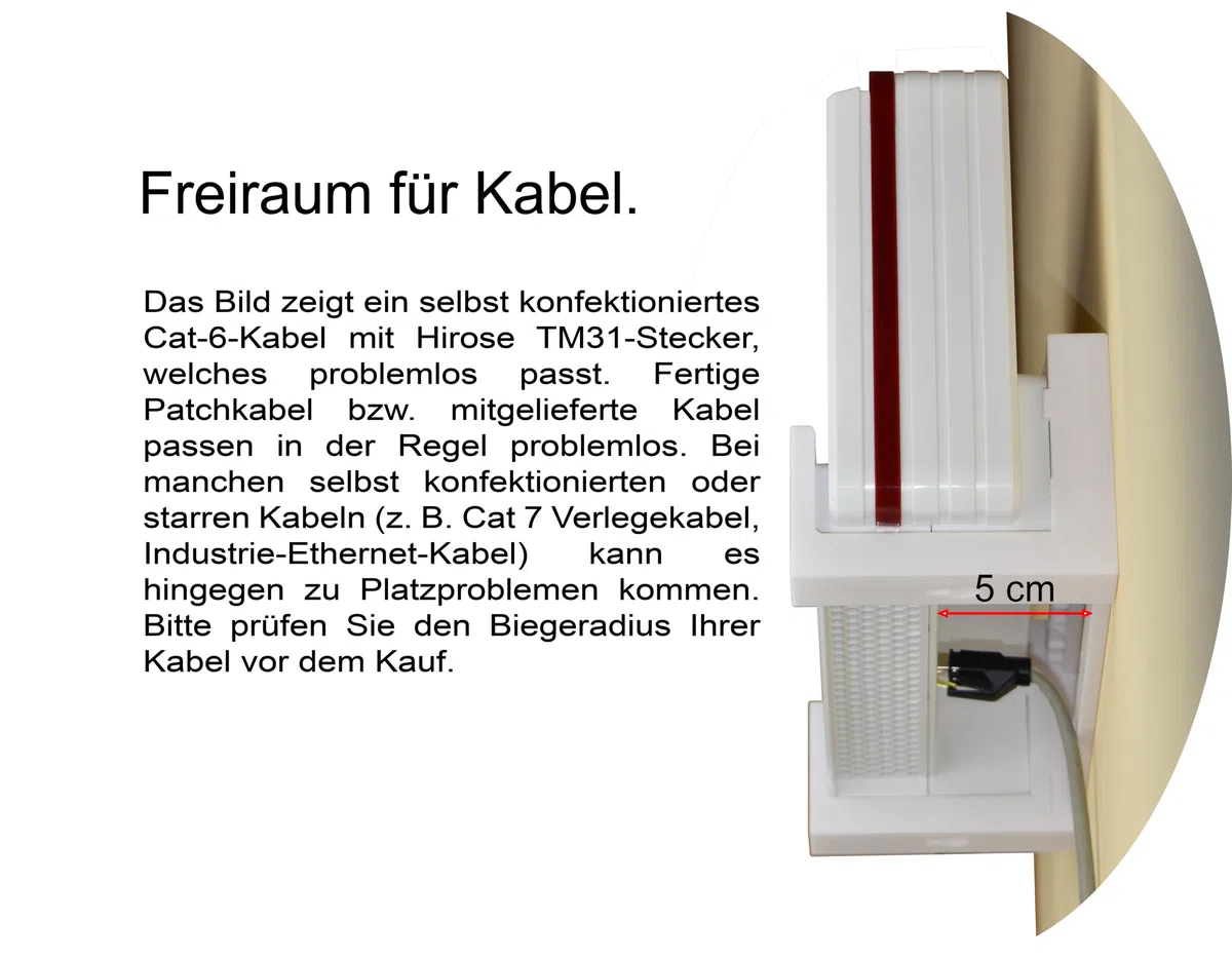 EasyClick passgenauer Wandhalter für AVM Fritz!Box 5690 Pro | auch als Deckenhalterung, sicher einrastend, in jeder Richtung montierbar, inklusive Montagematerial. 5 cm Wandabstand.