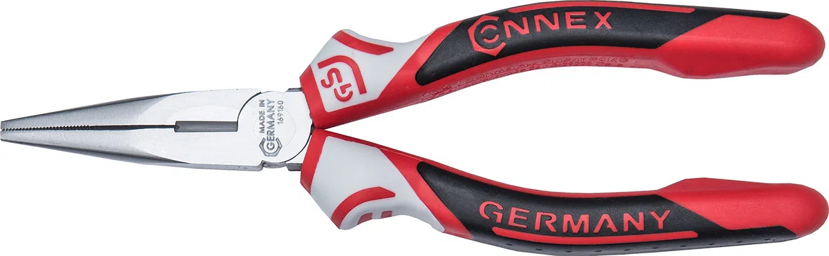 Connex Radio- und Telefonzange gerade 160 mm, Spezial-Werkzeugstahl, 3-Komponenten-Griff, 1 Stück, COXT169160