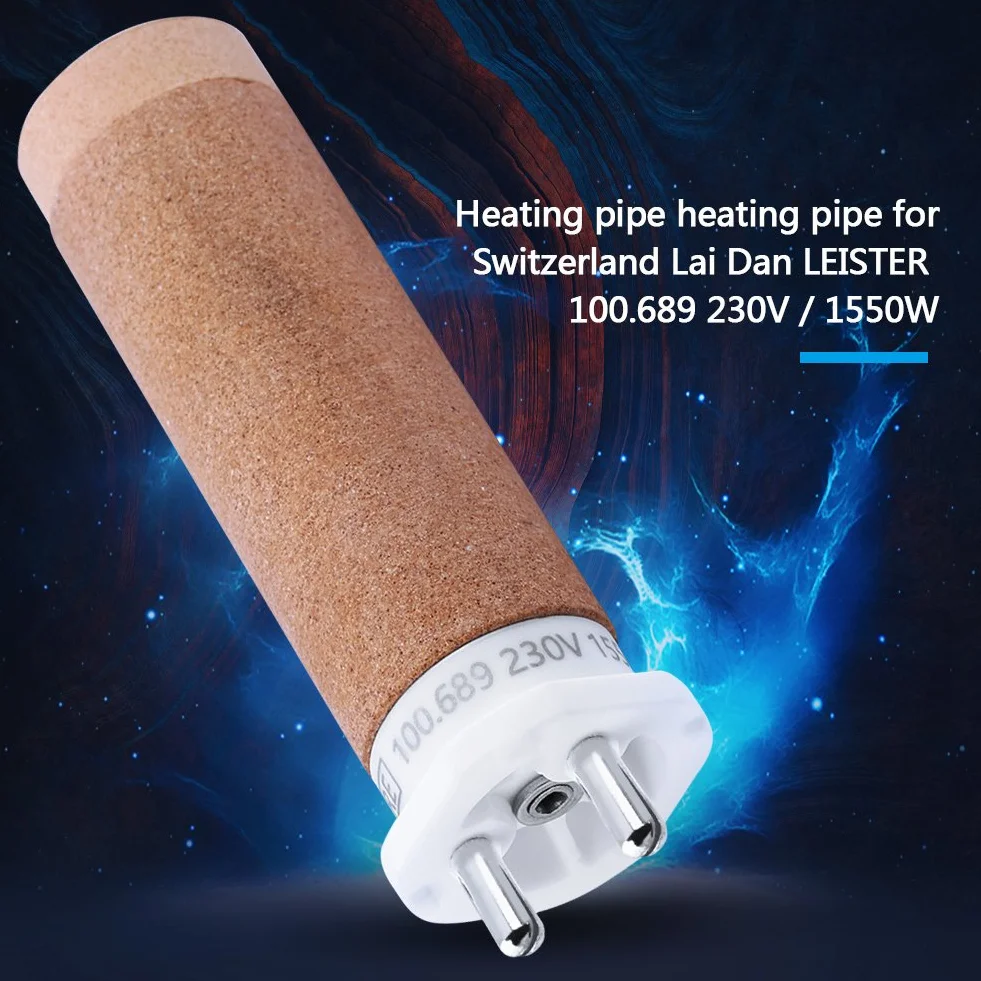 Leister 100.689 Heizelement, 230V 1550W Heizrohr Keramisches, Heizelement Patrone, Original-Ersatzteil für Handgerät TRIAC S/1G3 Heißluftschweißpistole, Hand-Heißluft-Kunststoffschweißgerät