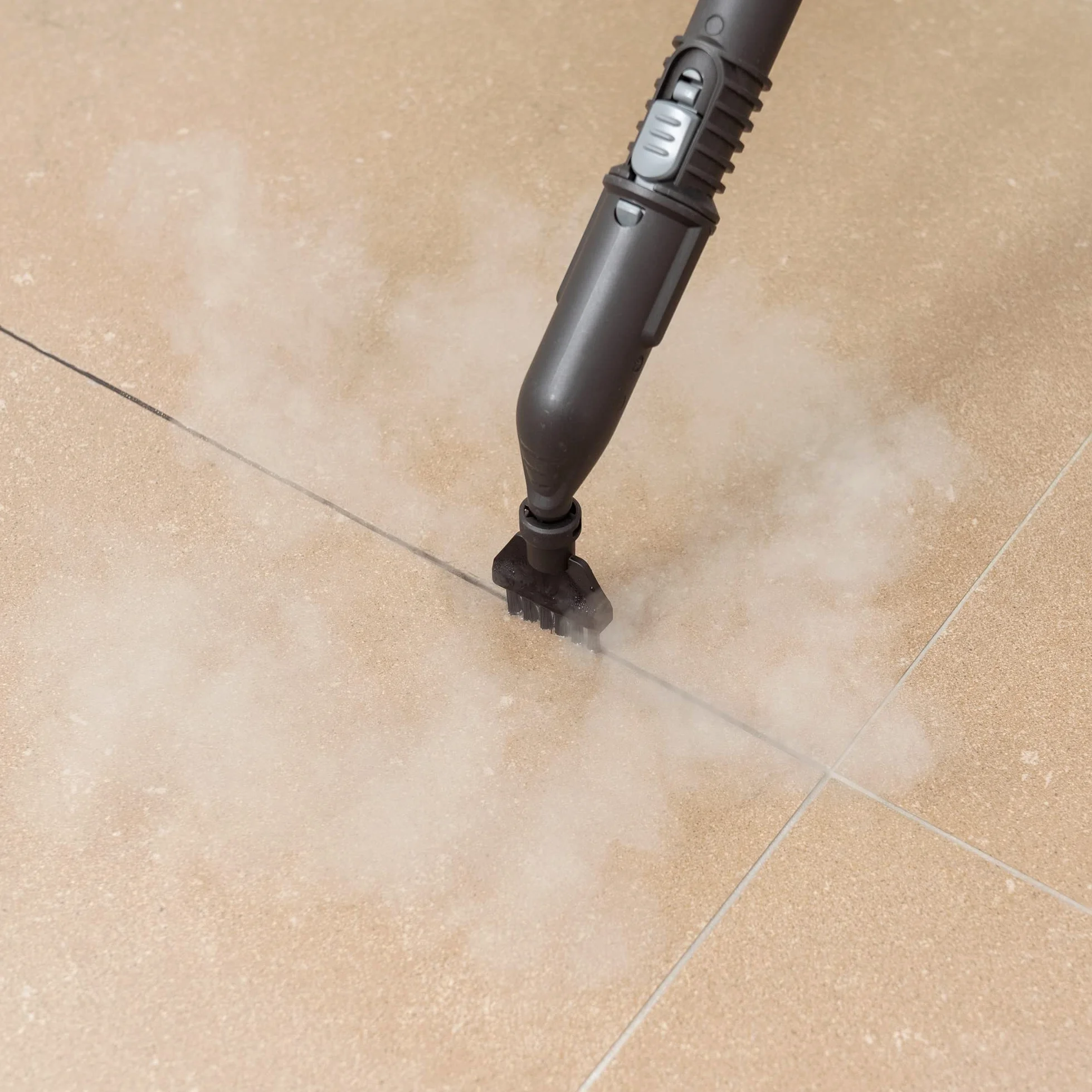 Kärcher Original Fugenbürstenset mit 4 Bürsten, für alle kärcher SC EasyFix und Deluxe Dampfreiniger, schwarz