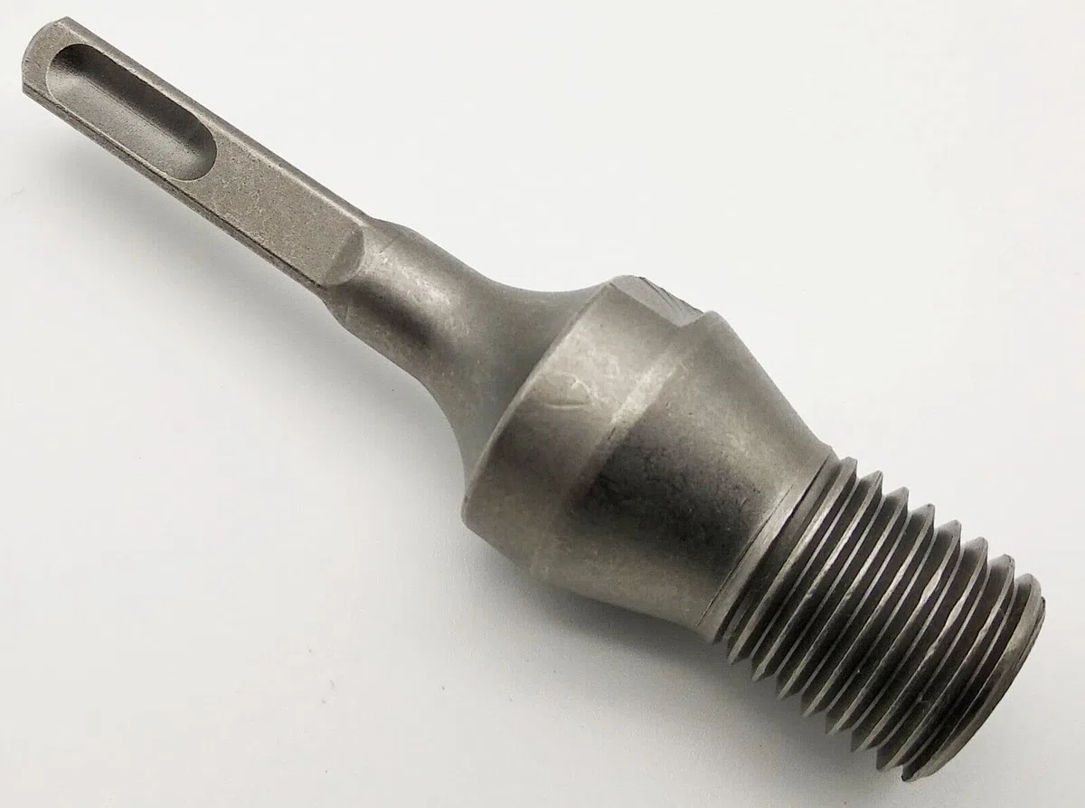 450 mm Profi Diamantbohrkrone Turbo Kernbohrer Nass Trocken Ø 51,63,76,83 mm; M22 Regelgewinde Anschluss; optional SDS Plus oder SDS MAX Adapter (4 Kant Adapter)