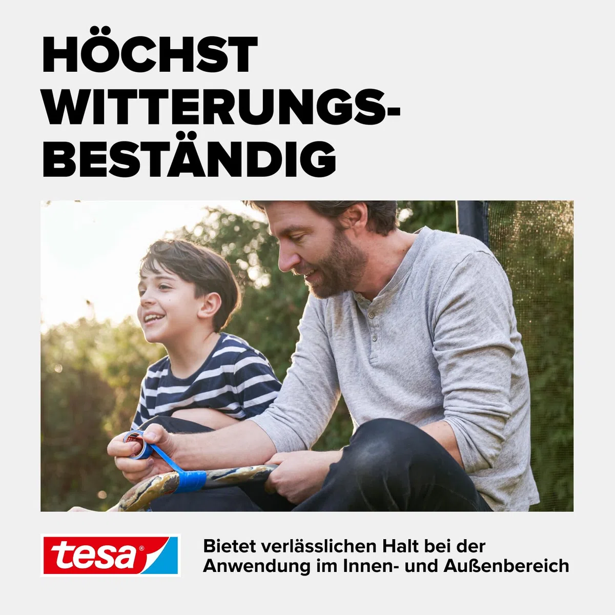tesa extra Power Perfect Gewebeband - Gewebeverstärktes Ductape zum Basteln, Reparieren, Befestigen, Verstärken und Beschriften - Weiß - 25 m x 19 mm