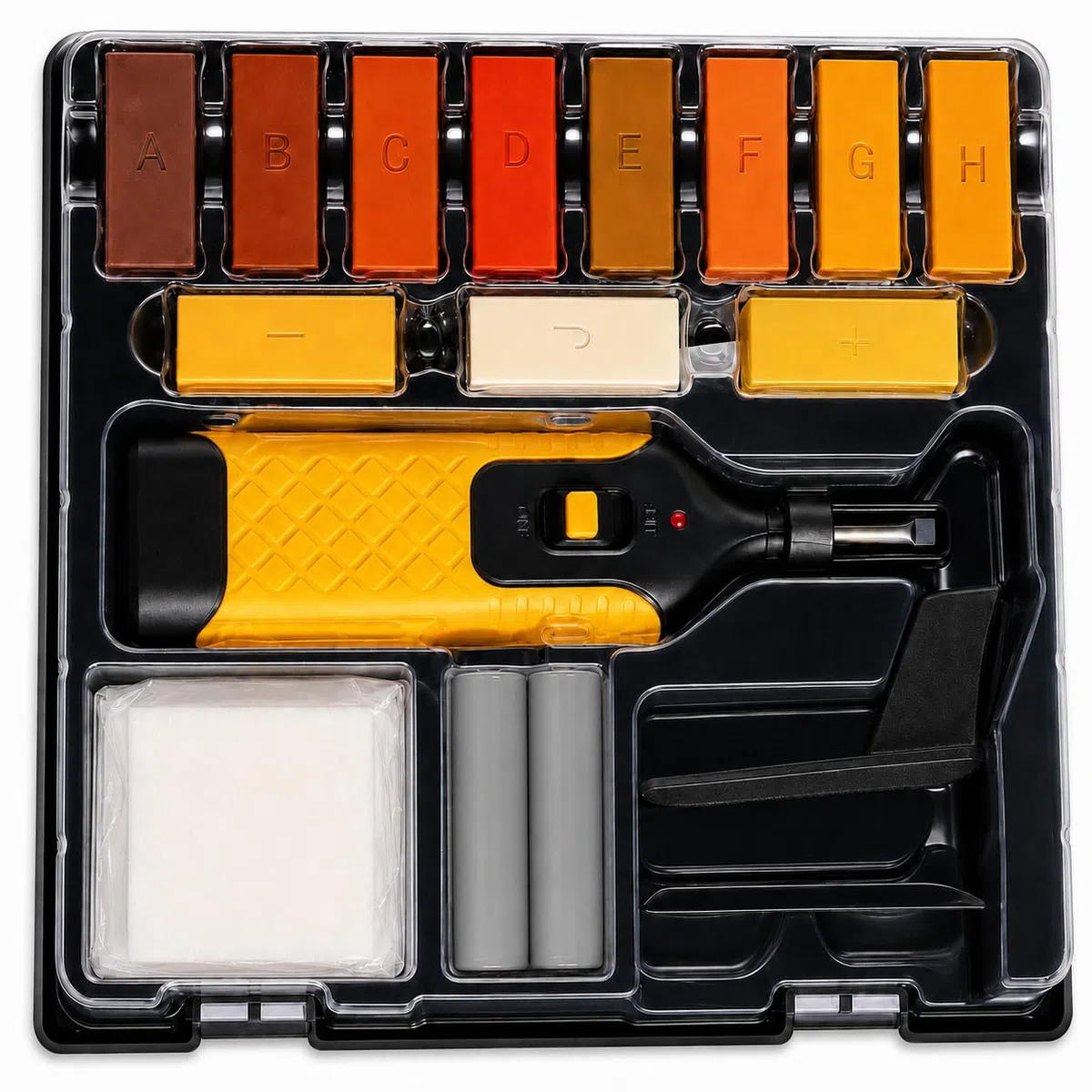 Fußboden-Reparatur-Set zum Reparieren von Parkett, Laminat, Holz, Möbel
