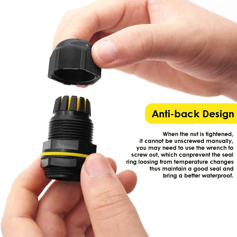 M25 Kabelverschraubung Set, HUYU wasserdichte IP68 verstellbare Kabel Steckverbinder, wasserdichter Stecker für Box, verstellbar Kabel Stopfe mit Gegenmutter für 4-14 mm Kabel, 10 Stück