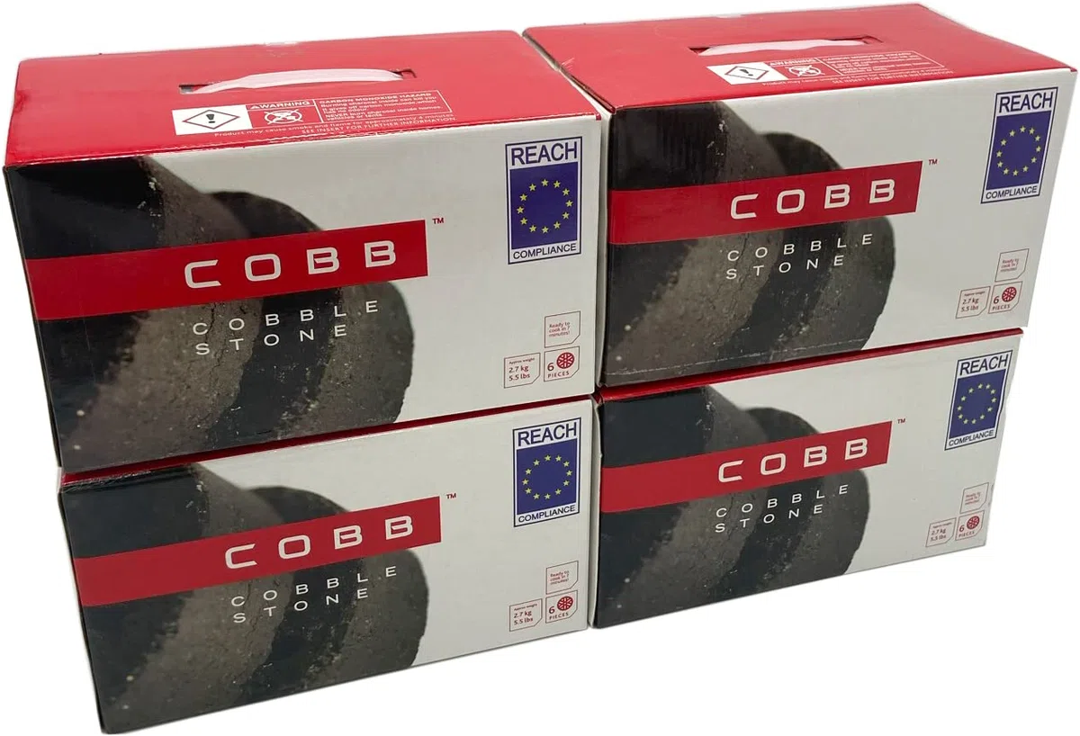 Grillfürst 4 x 6 Stück Cobb Cobble Stone Grillbriketts für alle Cobb Brikettgrills