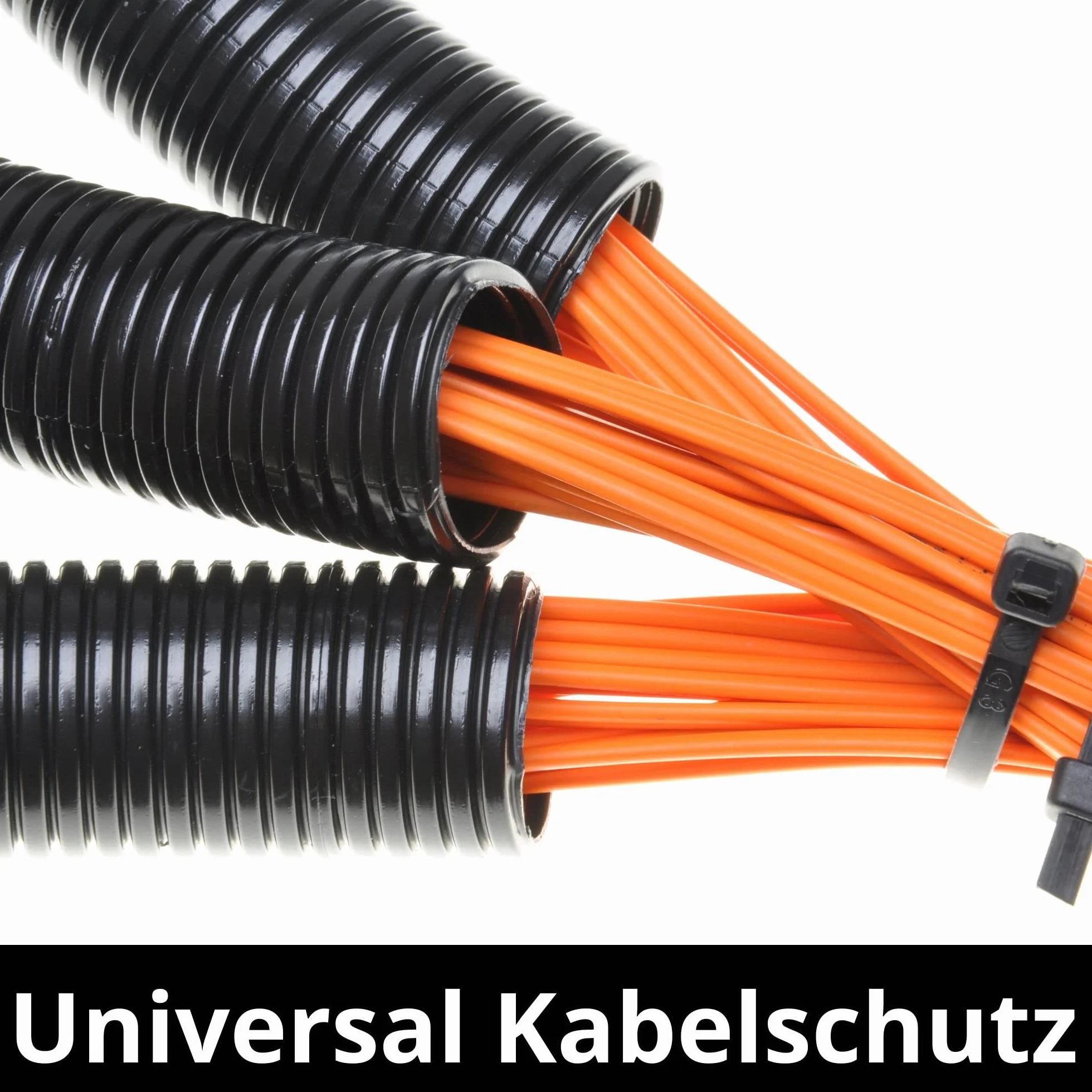 10 Meter Kalitec Wellrohr geschlitzt NW 14 I Wellschlauch offen I Marderschutzrohr I Leerrohr I Kabelschutz AD 18,3 mm ID 14,5 mm