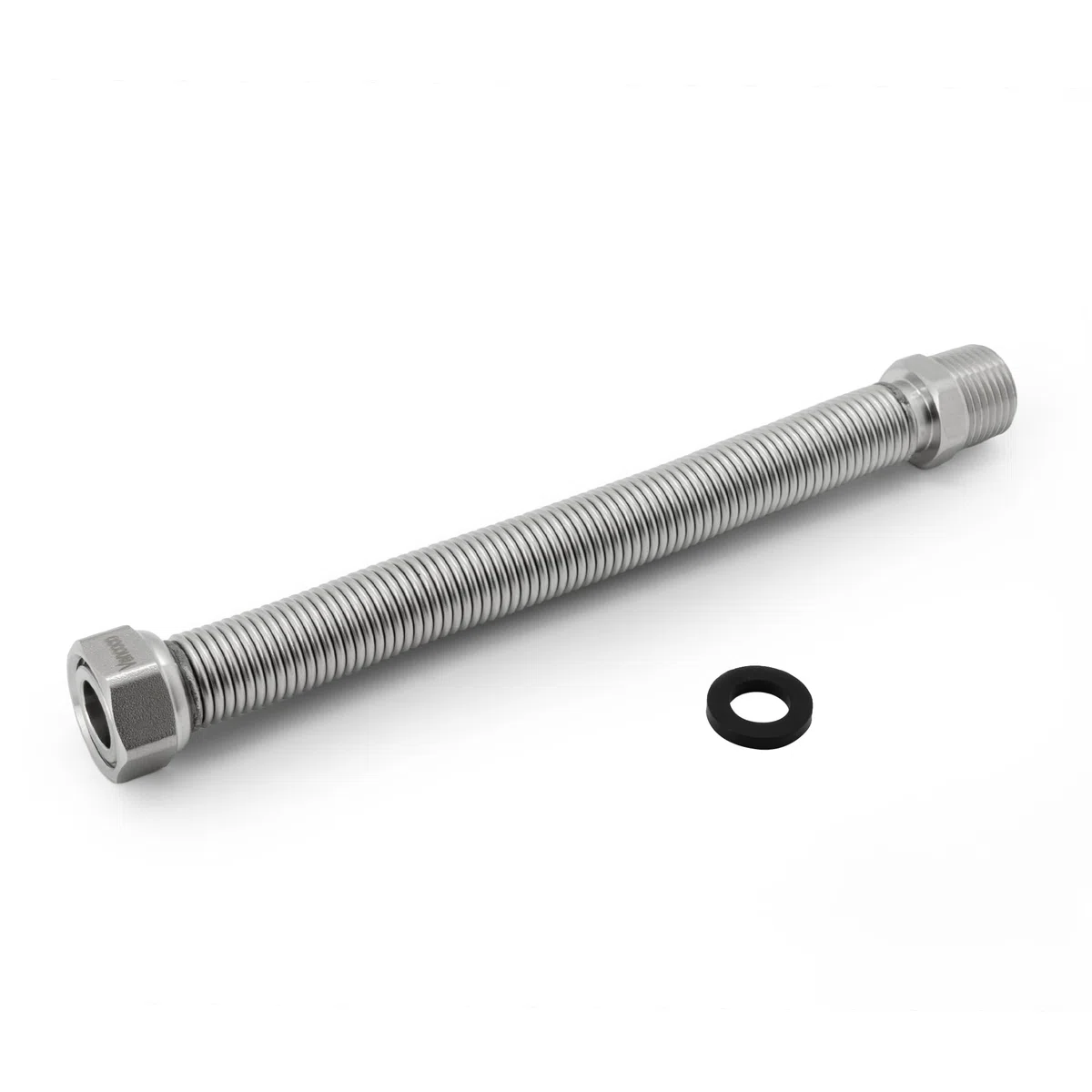 VANCOCO Edelstahl-Flexrohr 1/2" Zoll Wellrohr Ausziehbar Flexibles Anschlussrohr Längenverstellbar von 200-400 mm Universelles Verbindungsrohr
