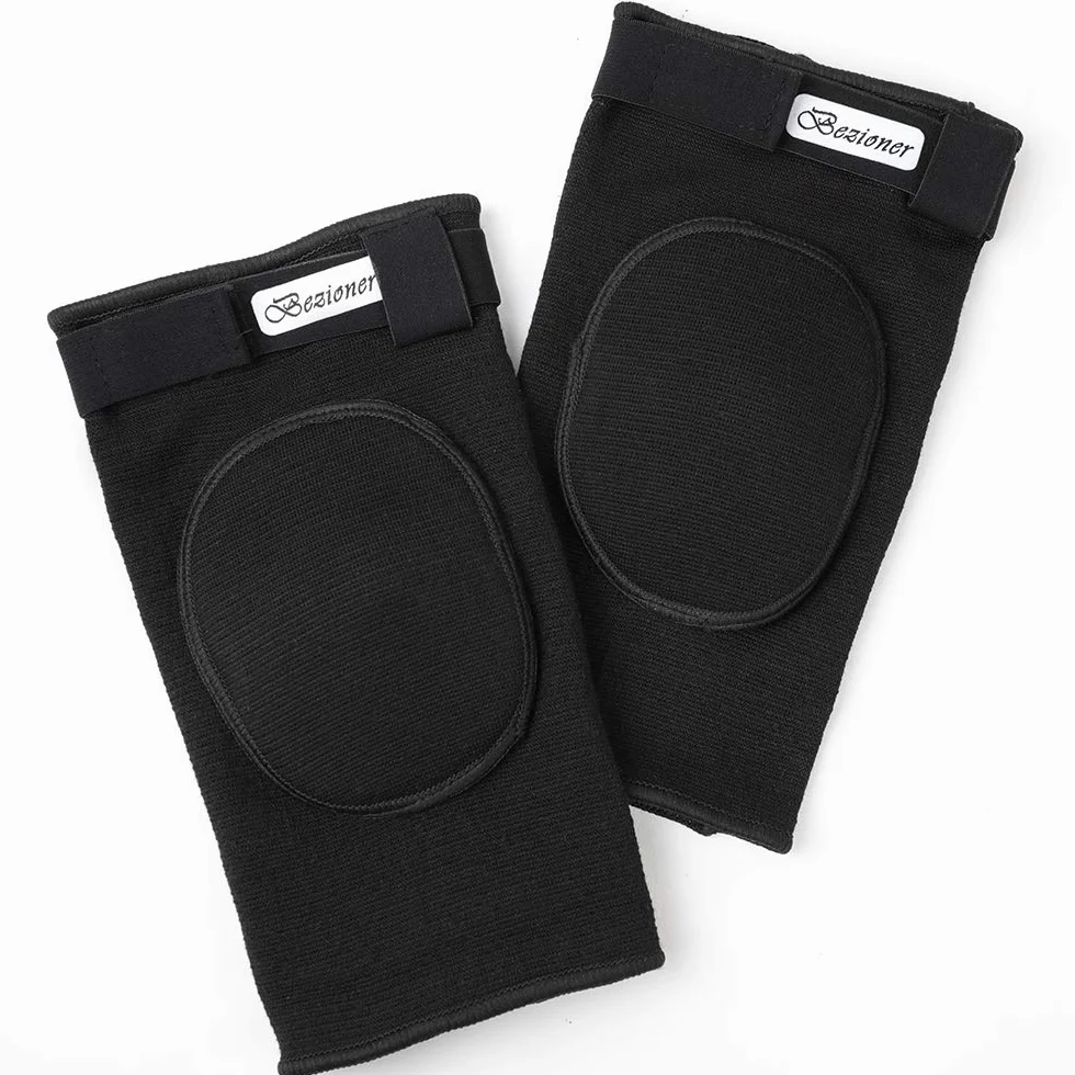 Bezioner Knieschoner Tanzen Knieschützer Dick Schwamm Kollision Vermeidung Elastisch Anti-Rutsch Knieschoner Sport Beschützer für Kinder und Erwachsene