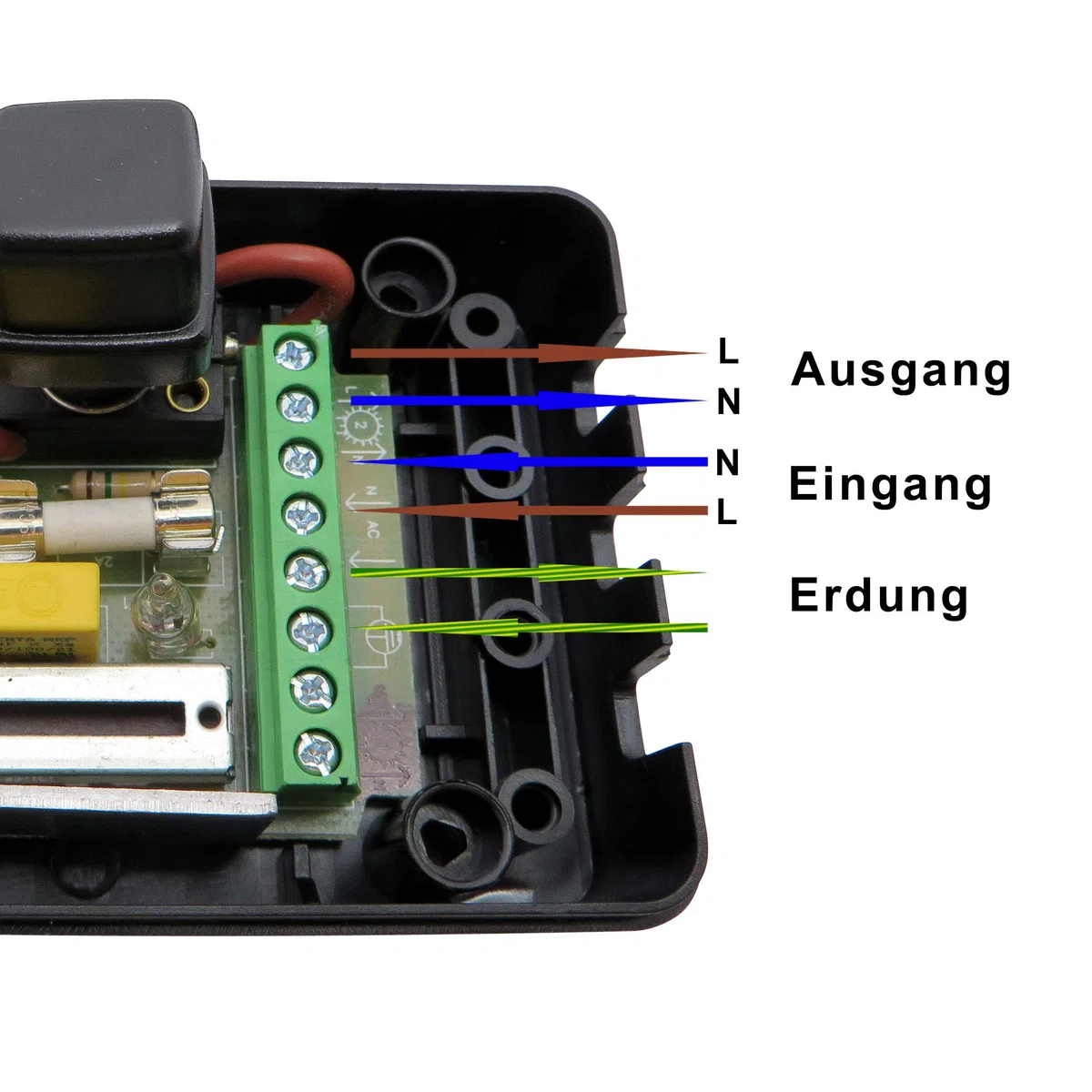 LED Fußdimmer schwarz 100W/300W stufenlos dimmbar für dimmbare LED Leuchtmittel Dimmschalter Schnur-Zwischendimmer Dimmer geräuschlos (Fußdimmer 100W schwarz)