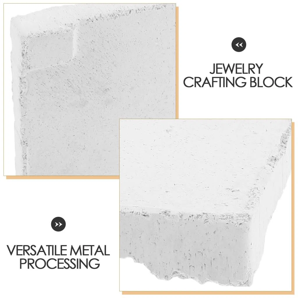 Gadpiparty Lötblock Für Schmuckherstellung Feuerfester Keramik Lötziegel Für Präzise Metallbearbeitung Schmucklöten Tragbar Stabil 5.91X4.33X0.79In