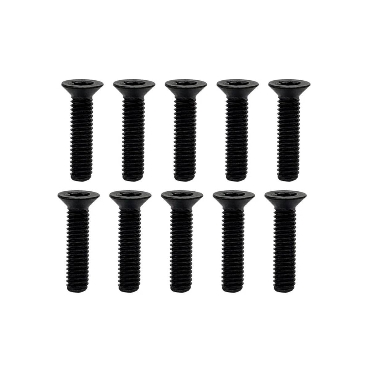 RISON-Titanium 10 Stück M3x10mm Titan Senkkopfschrauben, ISO14581 Titanschrauben Torx Flachkopfschrauben, Gewindeschrauben Mikroschrauben für 3D-Drucker, RC-Autos, RC Modellbau Zubehör