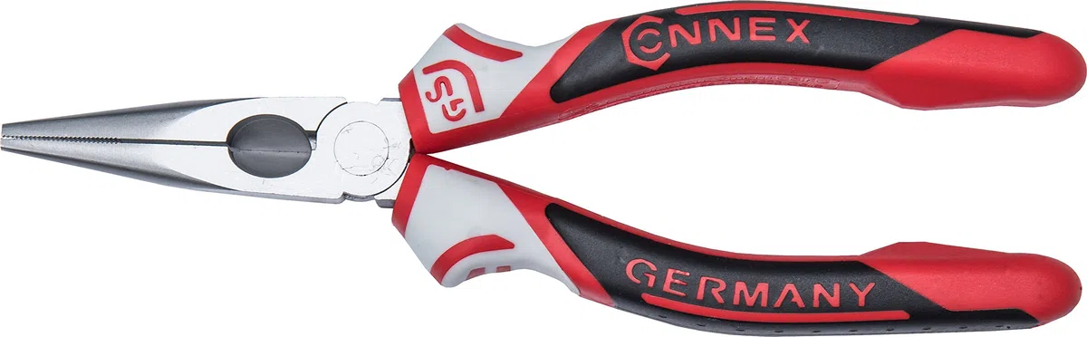 Connex Radio- und Telefonzange gerade 160 mm, Spezial-Werkzeugstahl, 3-Komponenten-Griff, 1 Stück, COXT169160