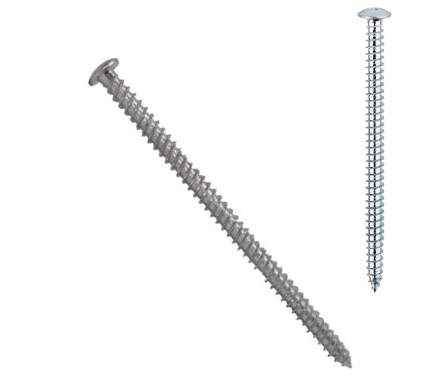 Fensterrahmenschrauben Fensterschrauben Rahmenschrauben Flachkopf für Türe und Fenster (Flachkopf, L=112mm, 50St.)
