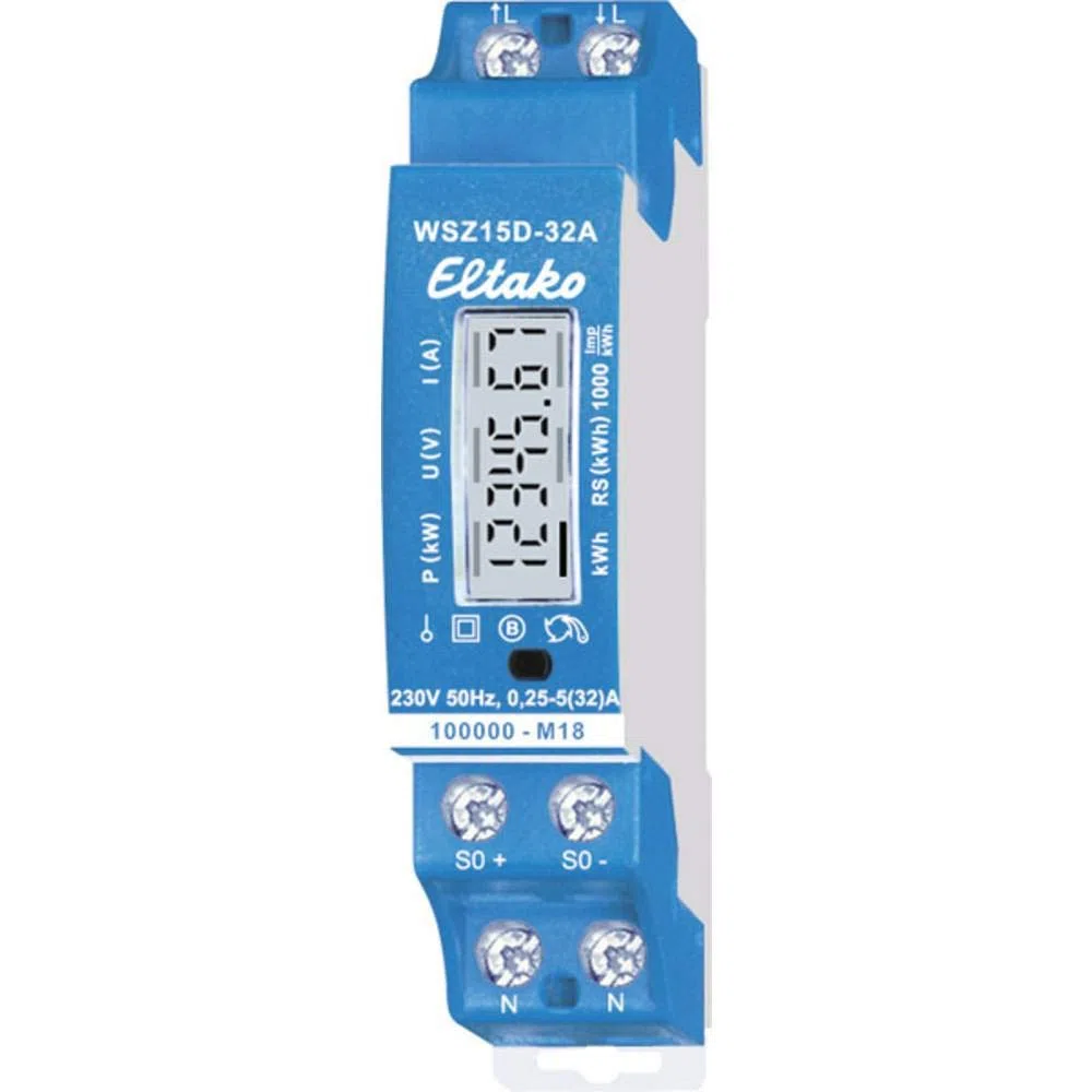 Eltako ELTA elektronisch WSZ15D-32A geeicht Wechselstromzähler 32A, MID, 230 V