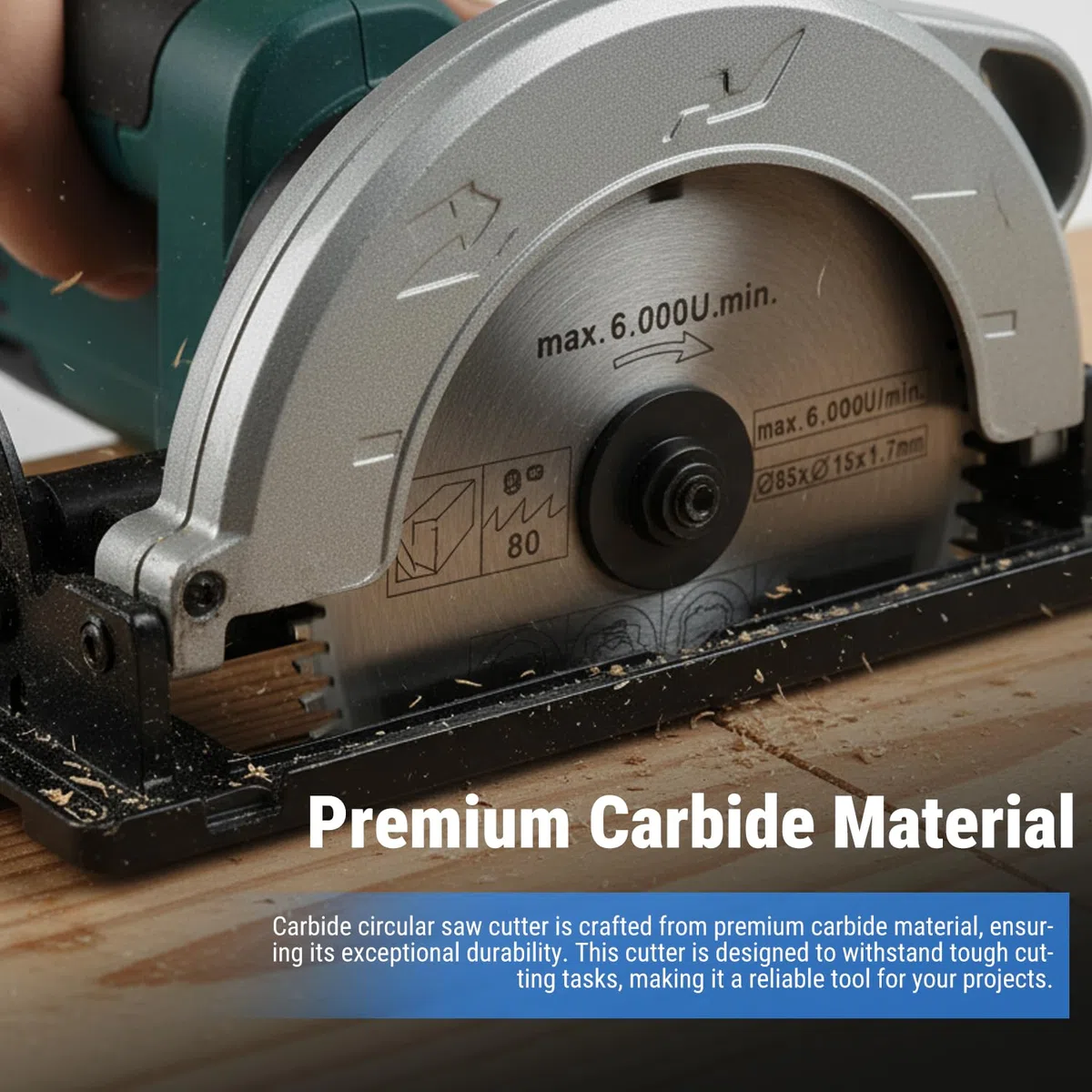 5 Stück 85 mm Hartmetall Sägeblatt, Innendurchmesser 15 mm Mini Hartmetall Kreissägeblatt für Schneidwerkzeug für Schneidwerkzeuge, 24 Zähne TCT, 36 Zähne Kunststoff, 80 Zähne HSS, Diamant, Harz