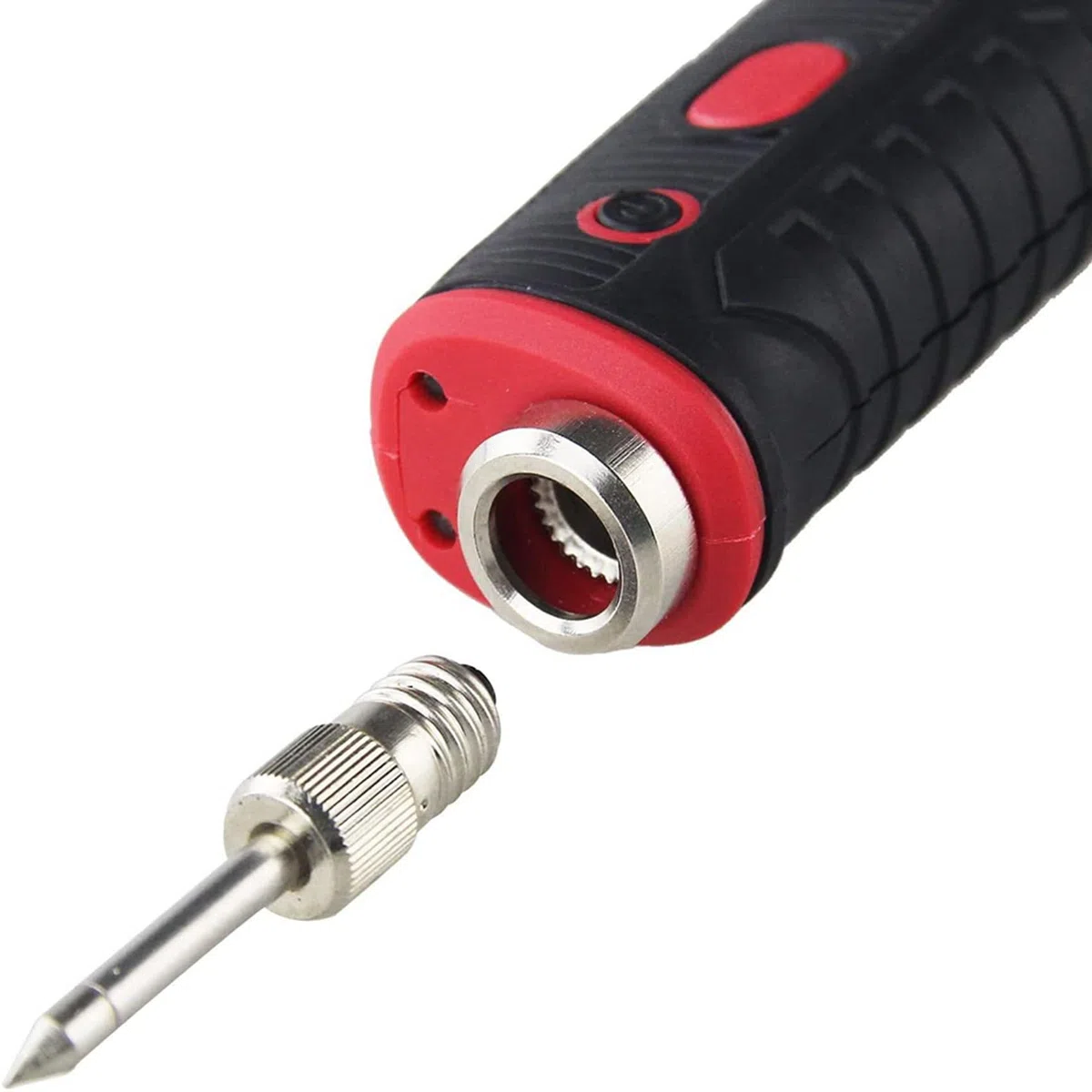 4X USB-LöTkolbenkopf E10-Schnittstelle LöTkolben LöTkolbenkopf LöTkolbenkopf mit Gewinde (Spitz)
