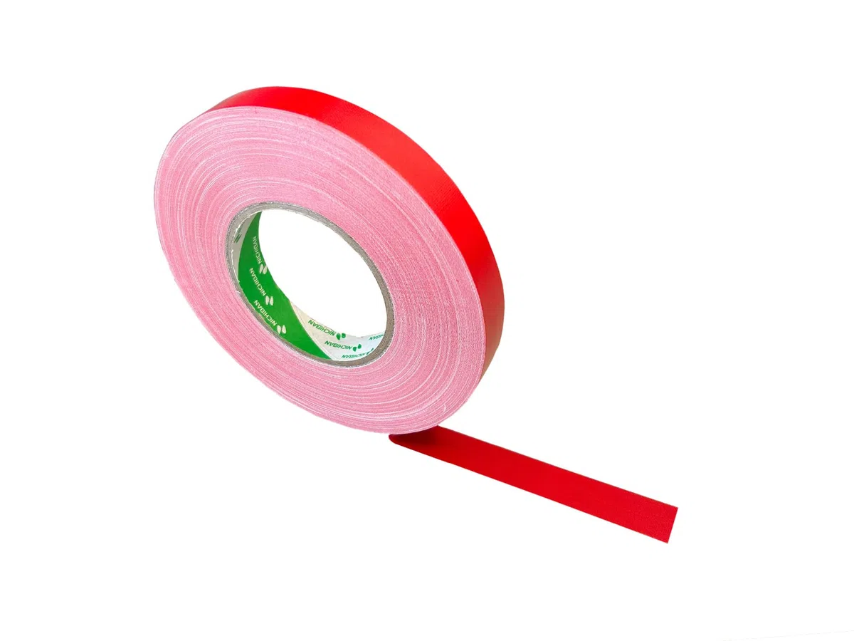 Nichiban-Gaffa Tape 19mm x 50mtr. Rot. 1 Rolle