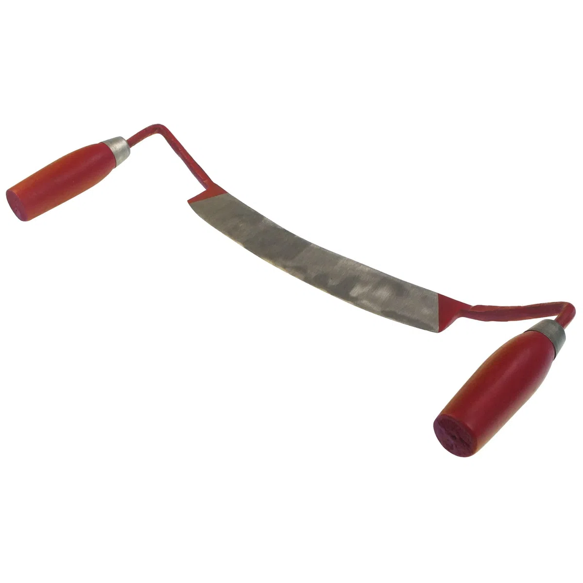 Zugmesser gebogene Form mit 240 mm Ziehmesser Abziehmesser Zugklinge Klinge Abziehklinge Bogenbau Zug Messer Zieh Messer Schaber Rindenschäler Entrinder Zieheisen Abzieheisen Zugeisen