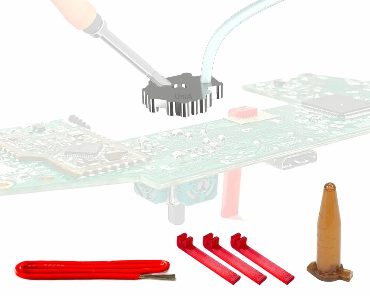 ElecGear Entlötheizplatte für Joystick, Entlöten des Steuersticks von der Controller-Platine mit Lötkolben, Reparaturwerkzeug für Analoge und Hall Thumbstick – (Modell UniA)