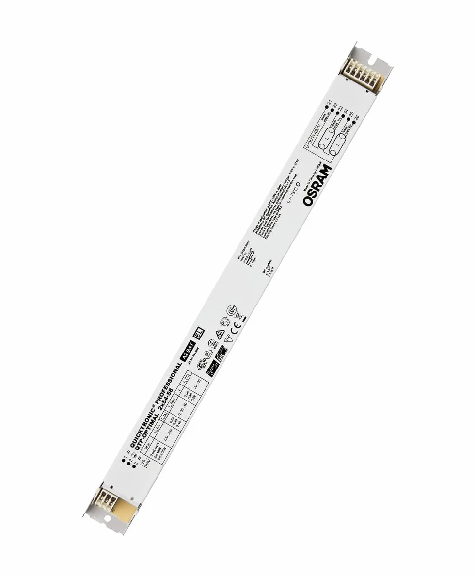 Osram 2 x 54-58 Watt Multiwatt EVG elektronisches Vorschaltgerät für Leuchtstofflampen und Kompaktleuchtstofflampen
