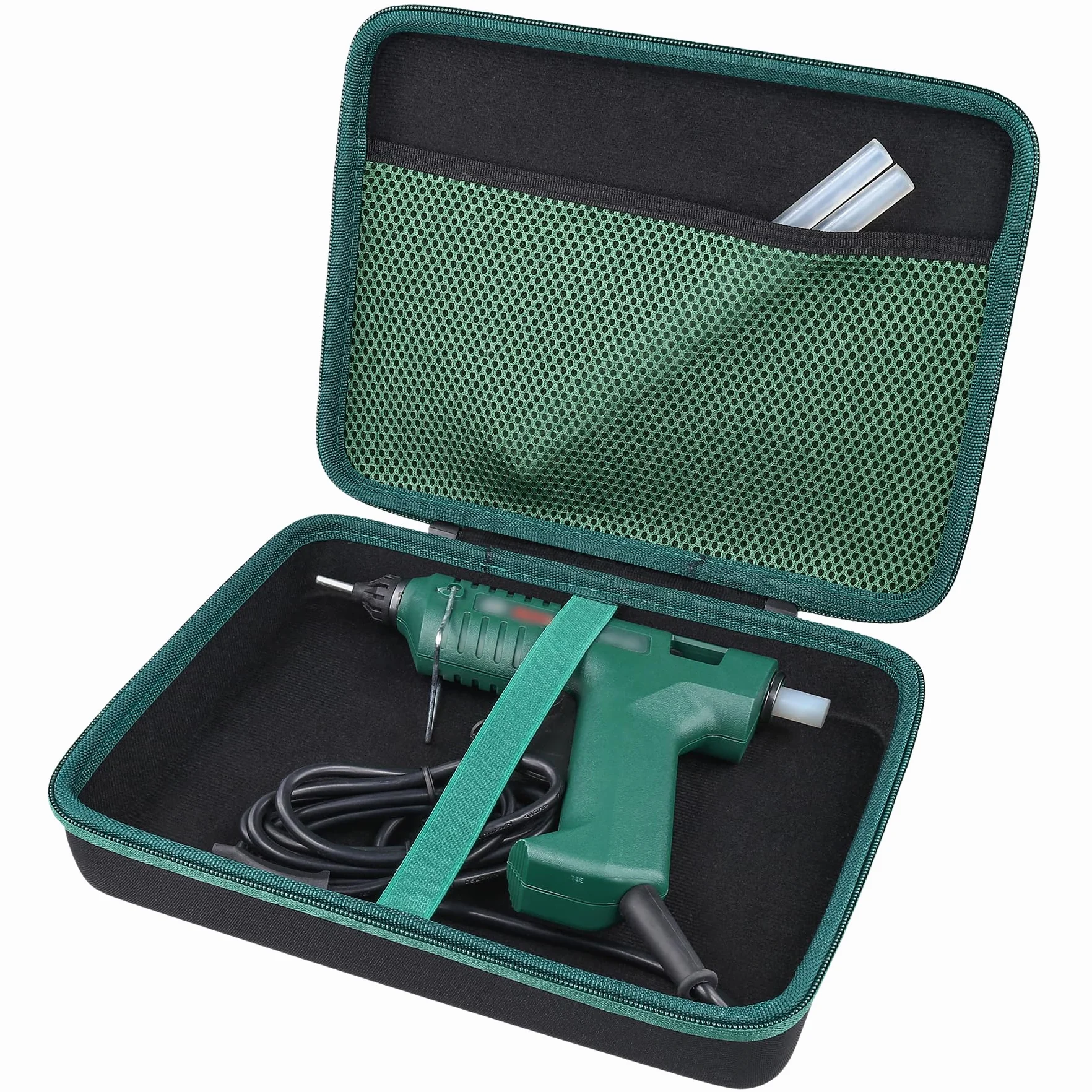 co2CREA Hart Tragbare Schutzhülle Etui Tasche für Bosch Home and Garden Klebepistole PKP 18 E/PKP 3.6 LI/AdvancedGlue 18V, Tragetasche kompatibel USB Ladegerät und Glue Sticks,Nur Tasche