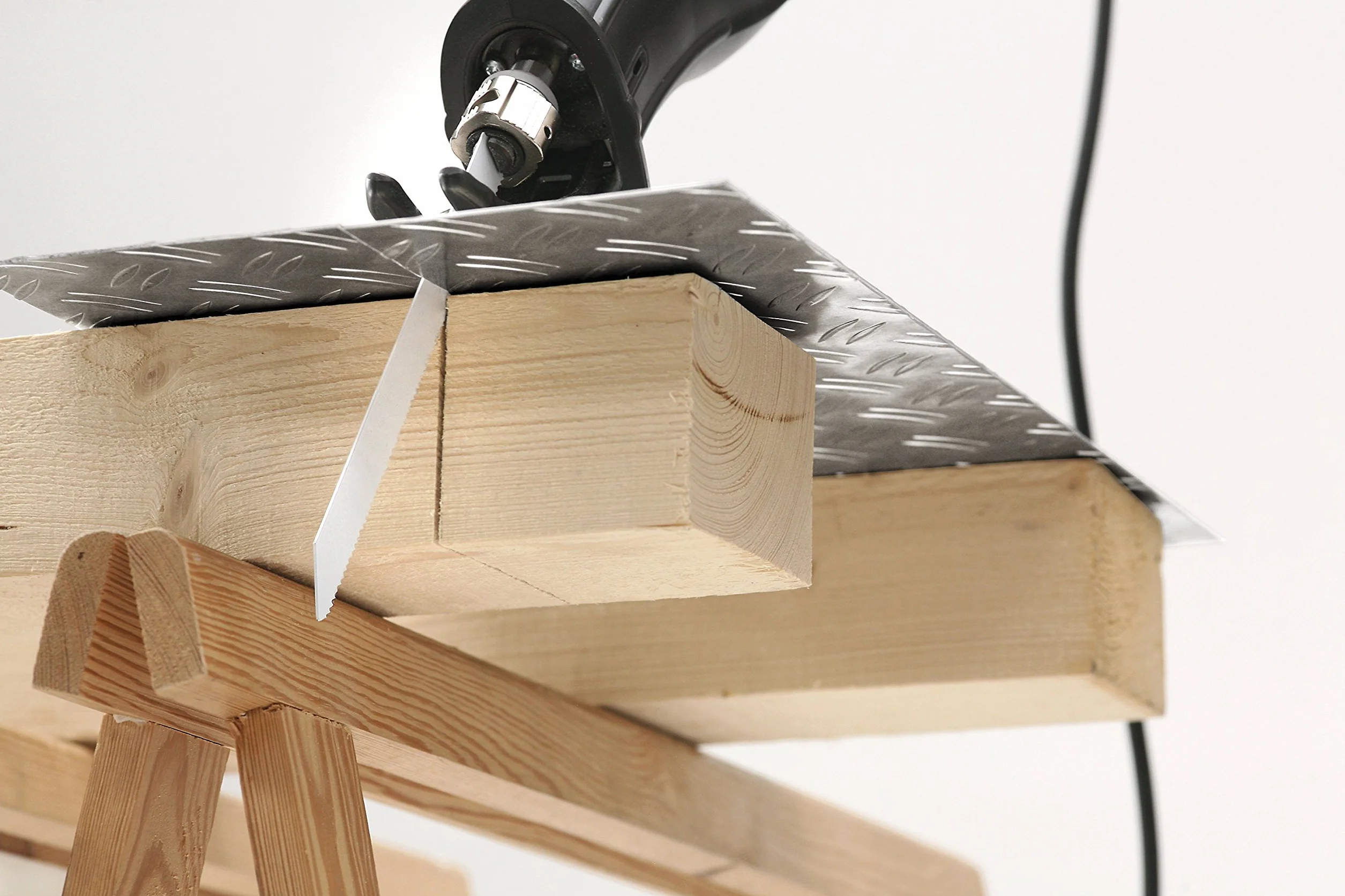 kwb 5-teiliges Säbelsägeblatt-Set für Holz und Metall - Geeignet für Universal-Sägen und Elektrofuchsschwänze - Swiss Made