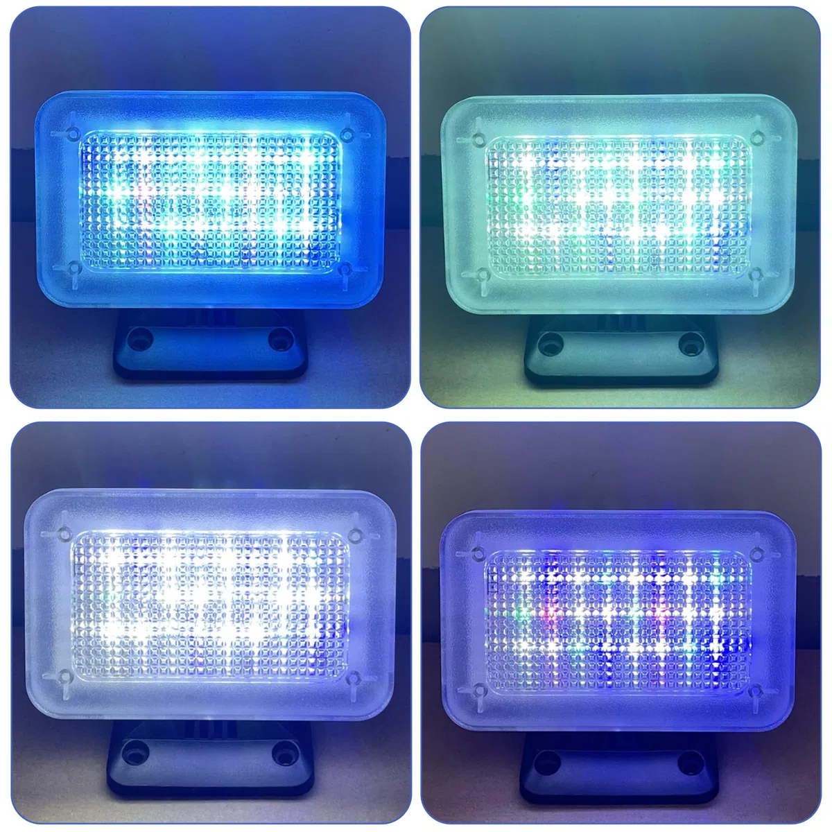 GOMETY TV Simulator LED Fernsehsimulator mit 24 LEDs und 3 Programmen Fernseh Atrappe Fake TV Lichtsimulation zum Einsatz als Einbruchschutz Energieeffizient mit Zeitschaltuhr